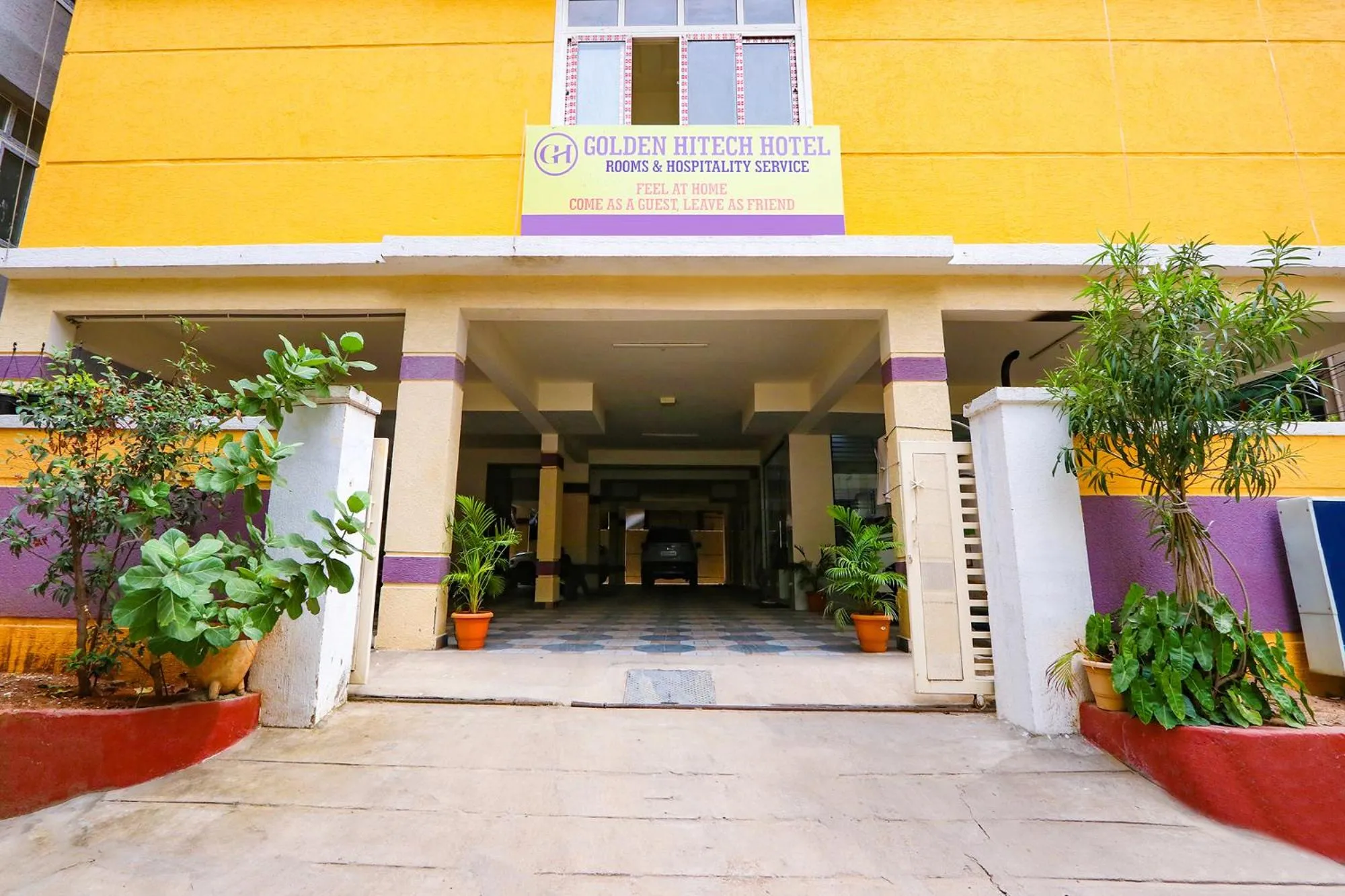 Facade/entrance in FabHotel Golden Hitech - Nr Hitech City