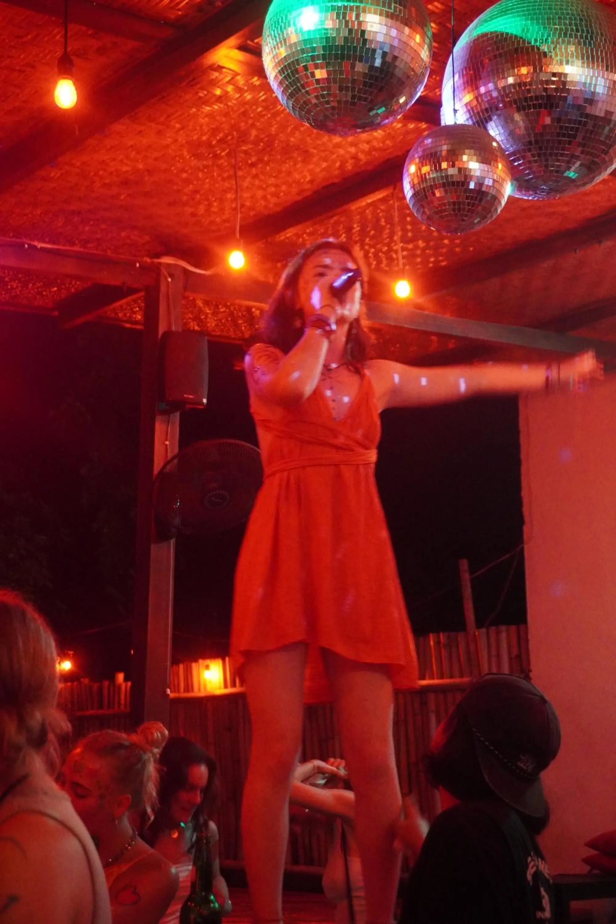 Evening entertainment in Indonesia Backpacker Hostels