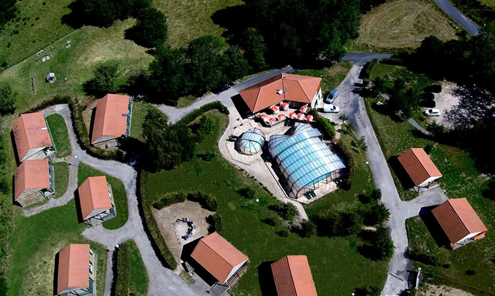 Garden in Les Chalets de la MARGERIDE