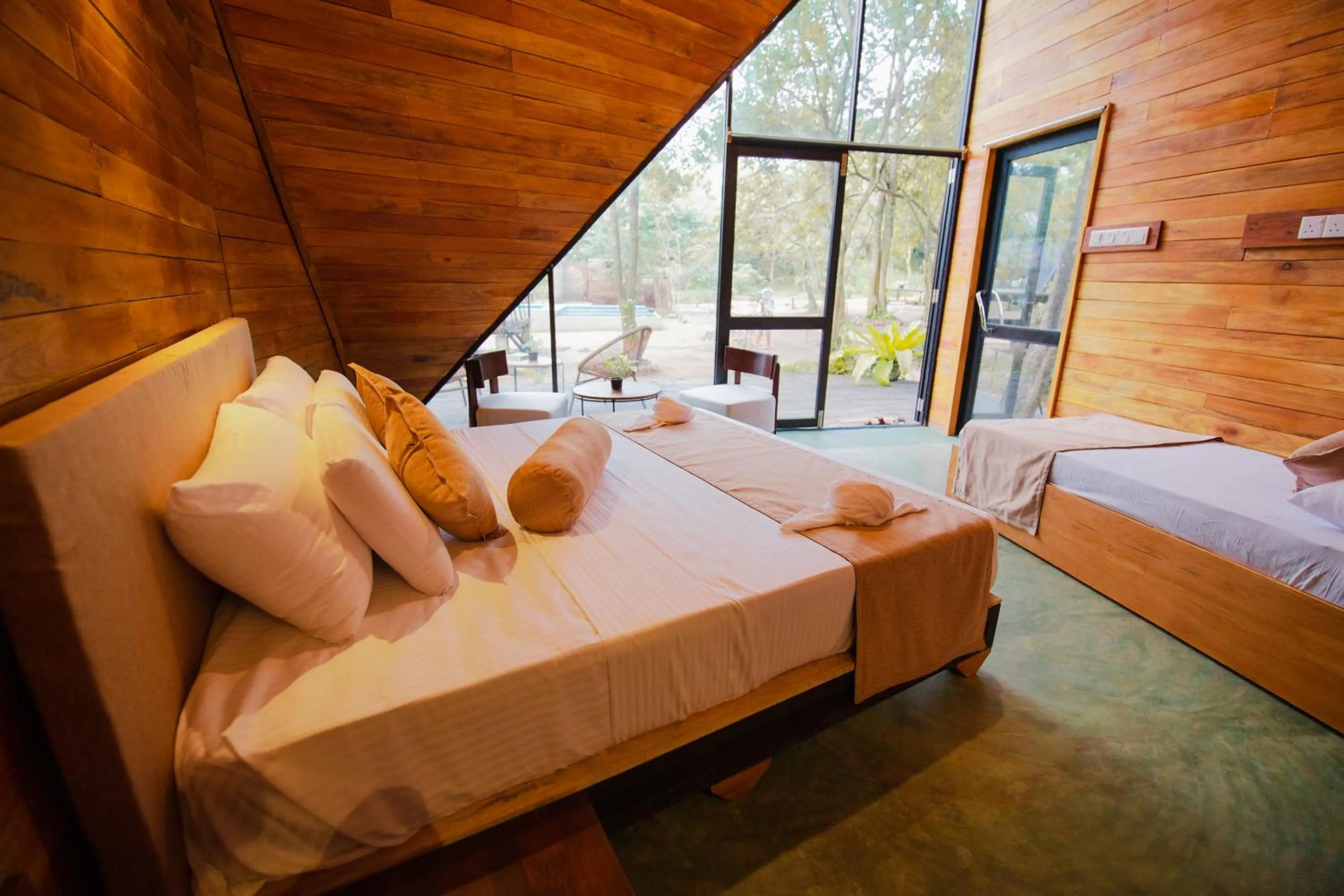 Bed in Gabaa Resort & Spa - Habarana