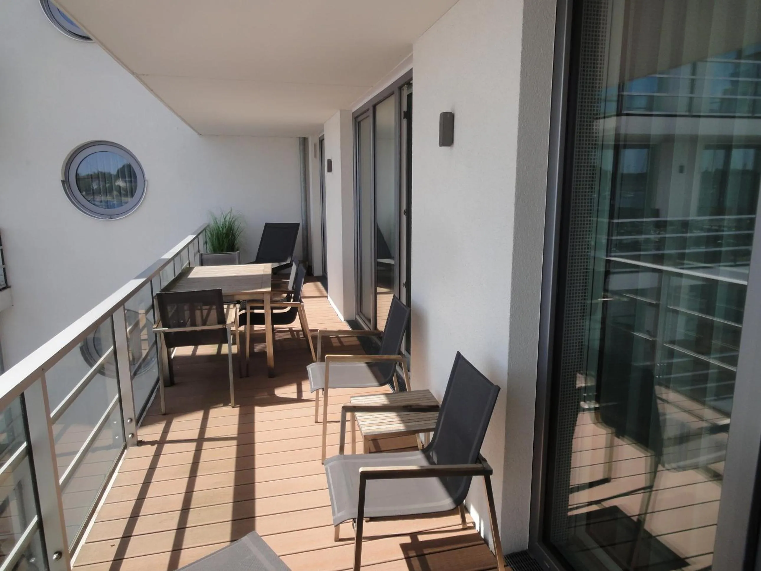 Apartment 22 "Lachende Möwe" mit Sauna, Blickrichtung offene See