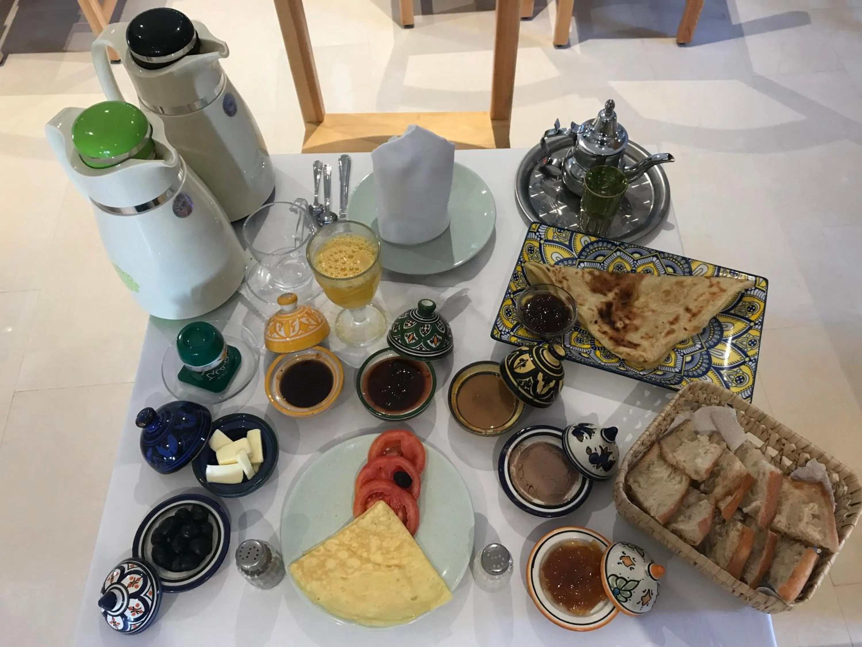 Breakfast in Les Bains de Mirleft