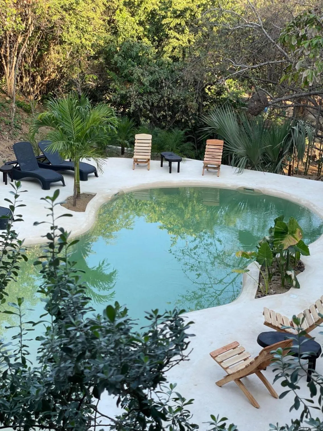 Pool view in COCOS HOTEL