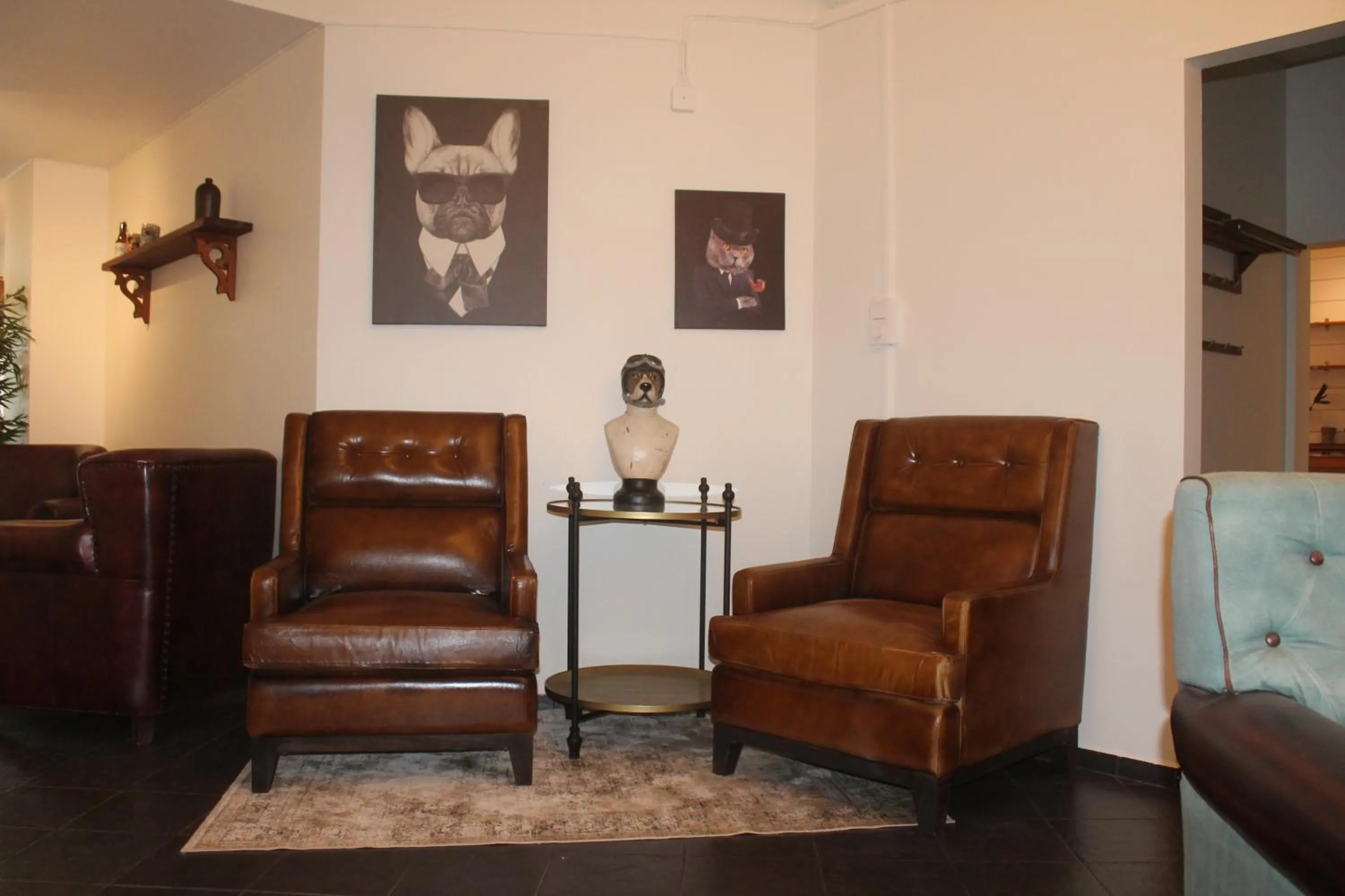 Seating area in Millners Plaza