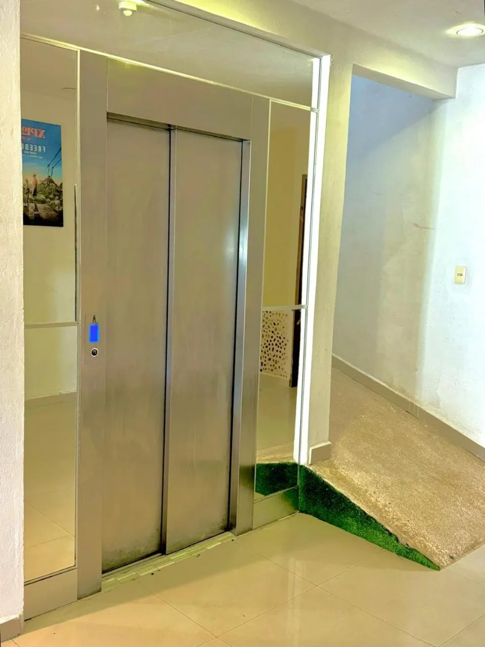 elevator in Hotel Punta Esmeralda Playa del Carmen