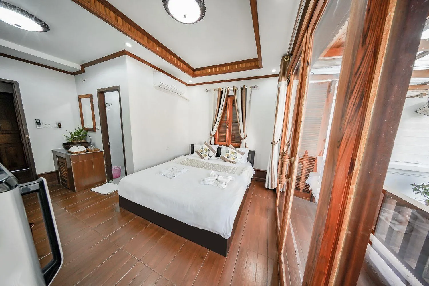Bed in Villa Wanika