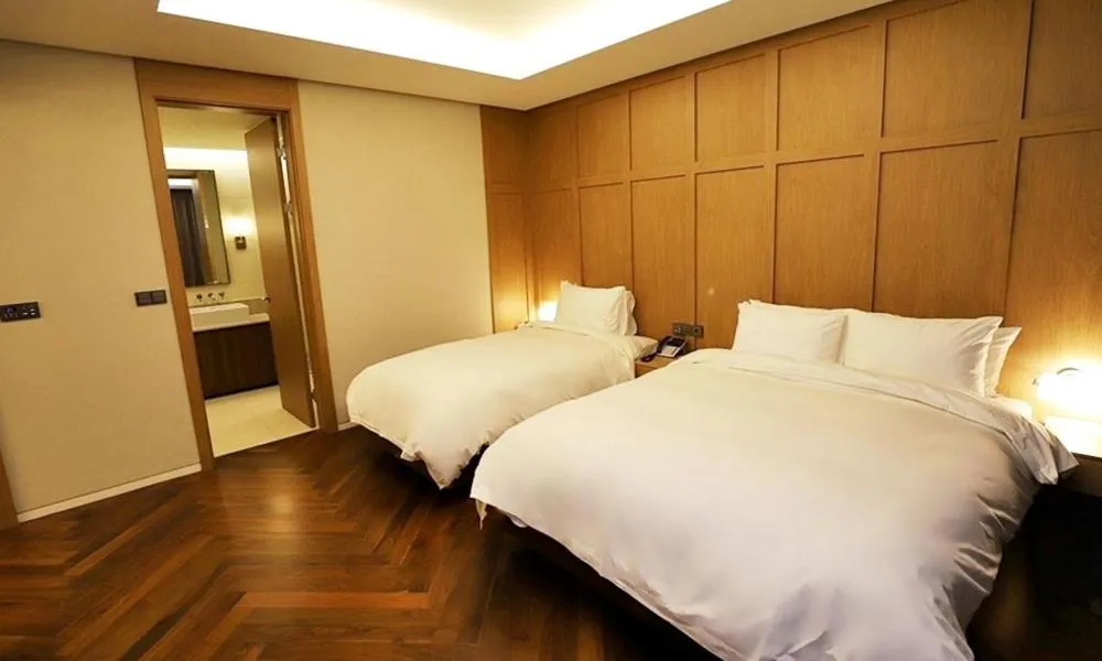 Bed in Gangneung Grey Hotel