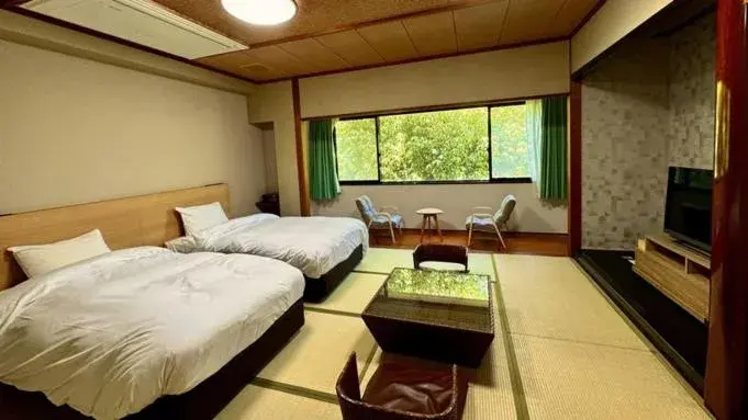 Large Twin Room in Ureshino Onsen Yusyuku Sarayama Large Twin Room in Ureshino Onsen Yusyuku Sarayama