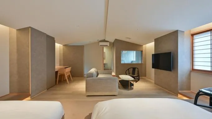 Bed in Ureshino Onsen Yusyuku Sarayama