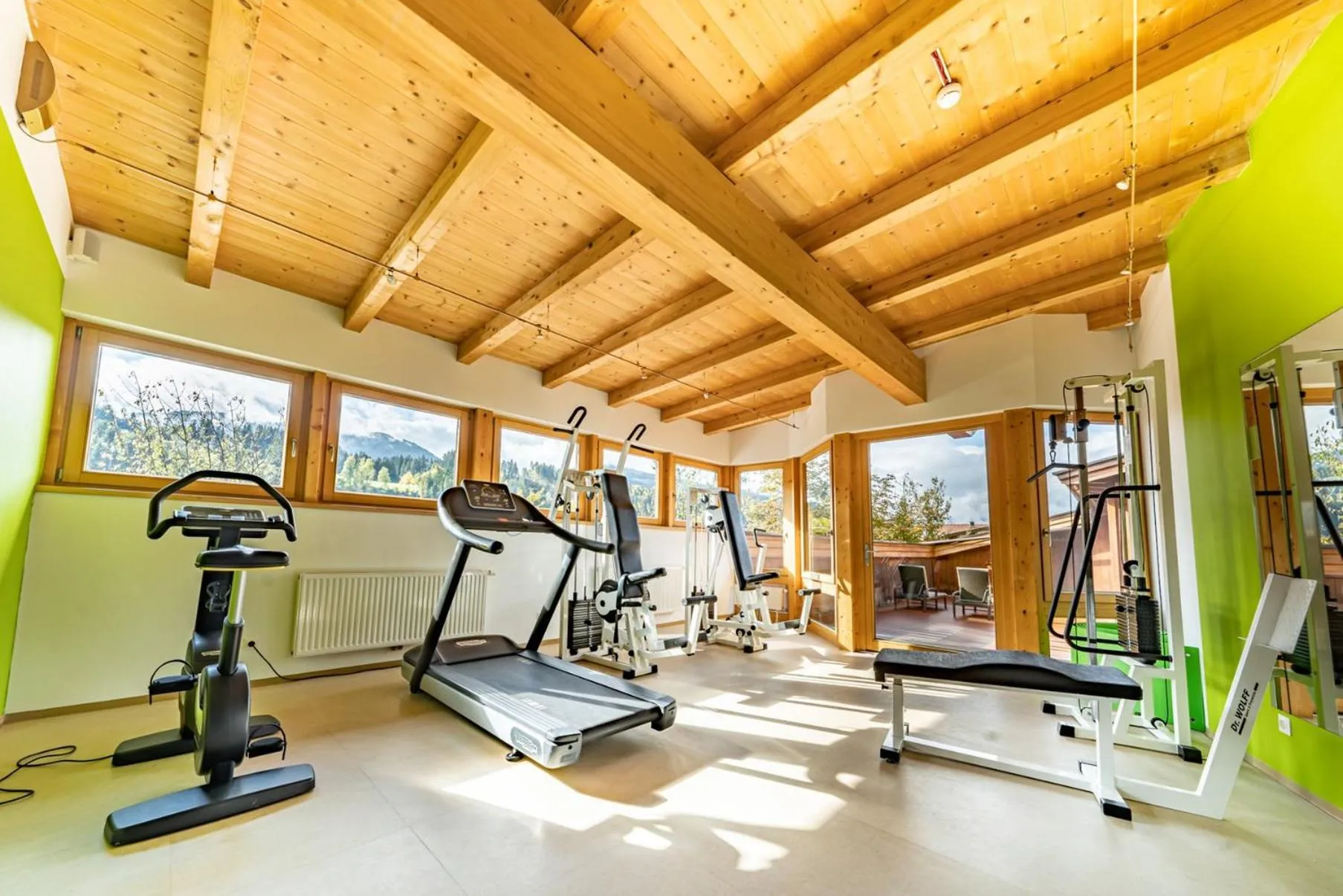 Fitness centre/facilities in Das Hopfgarten Aparthotel