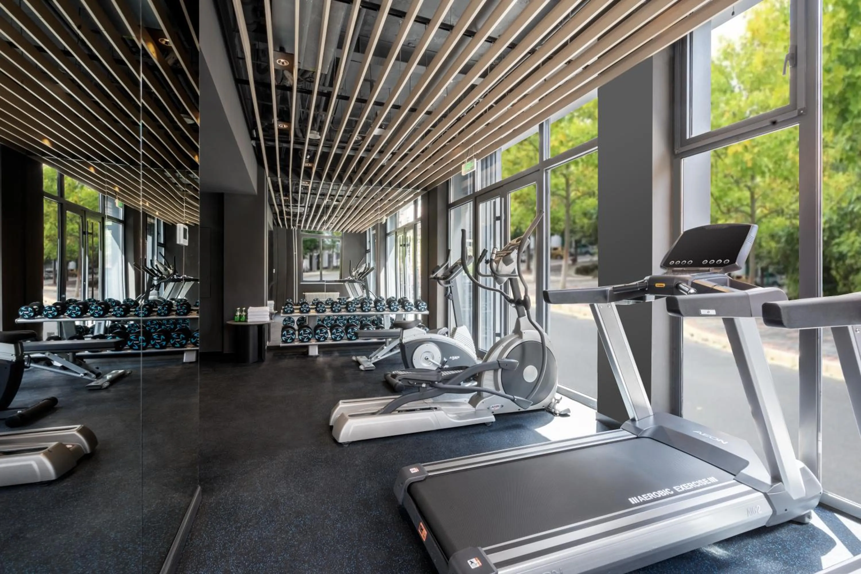 Fitness centre/facilities in base-Beijing Sanlitun Serviced Apartment