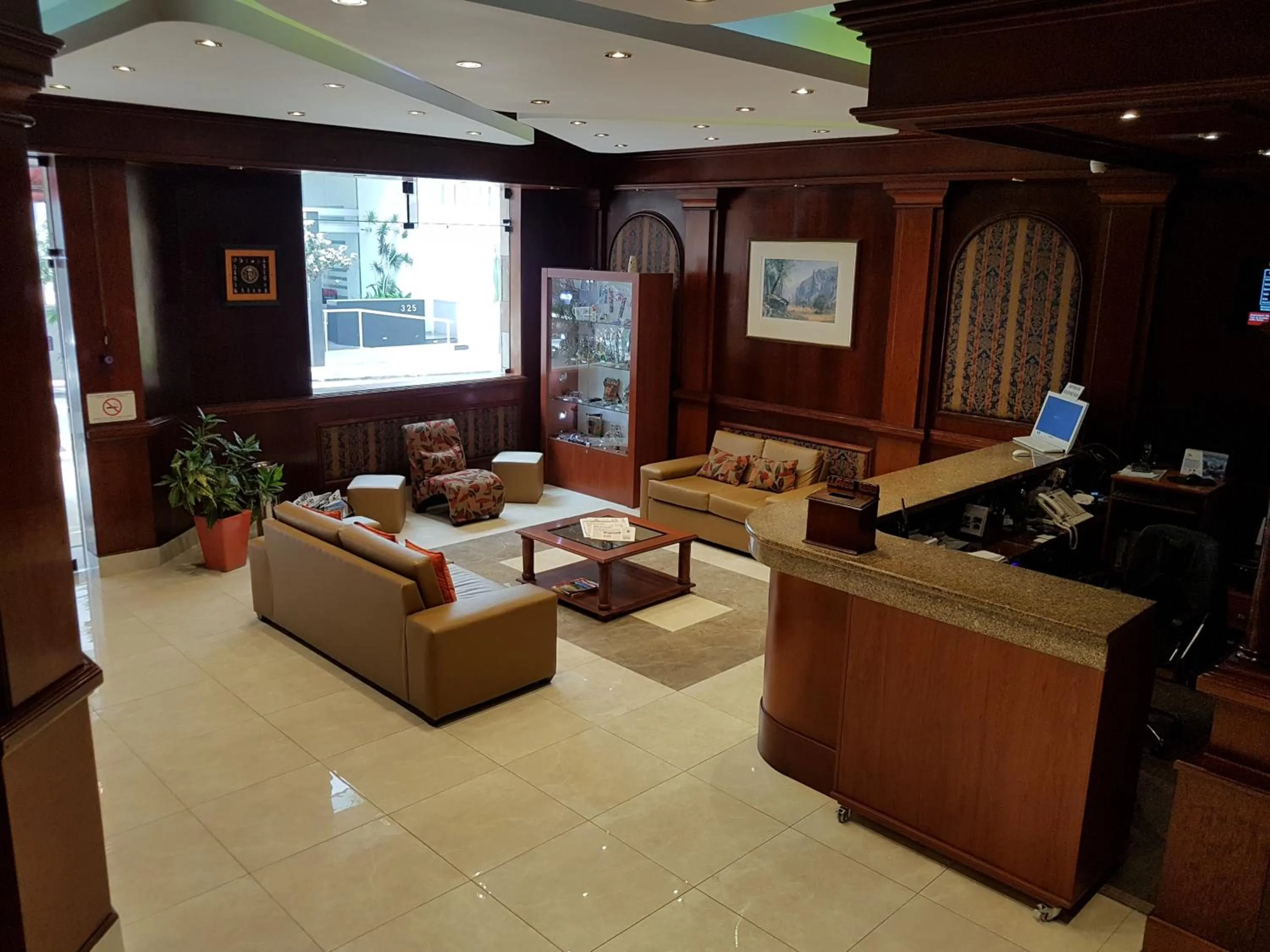 Lobby or reception in Hotel Las Palmas