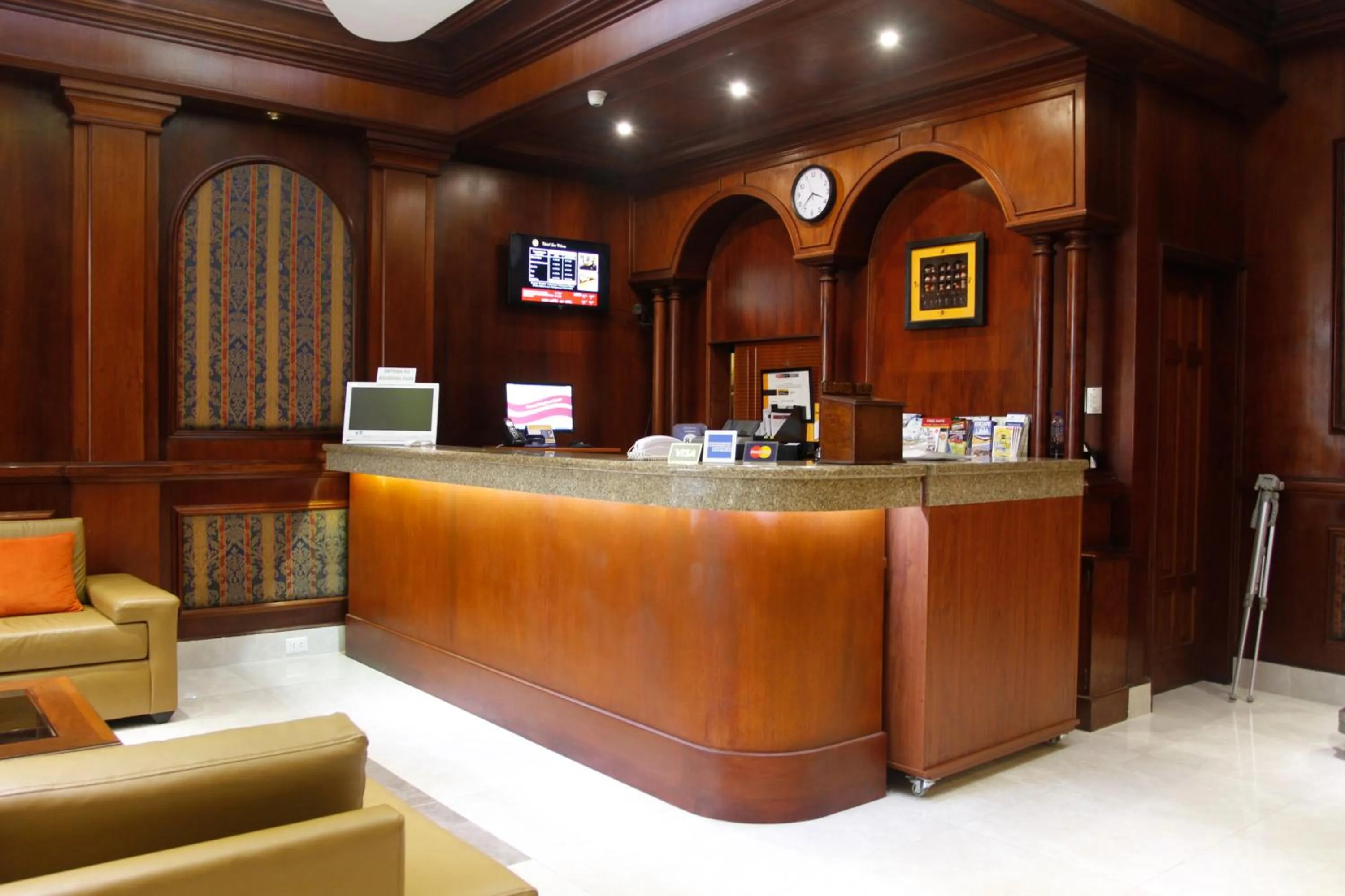 Lobby or reception in Hotel Las Palmas