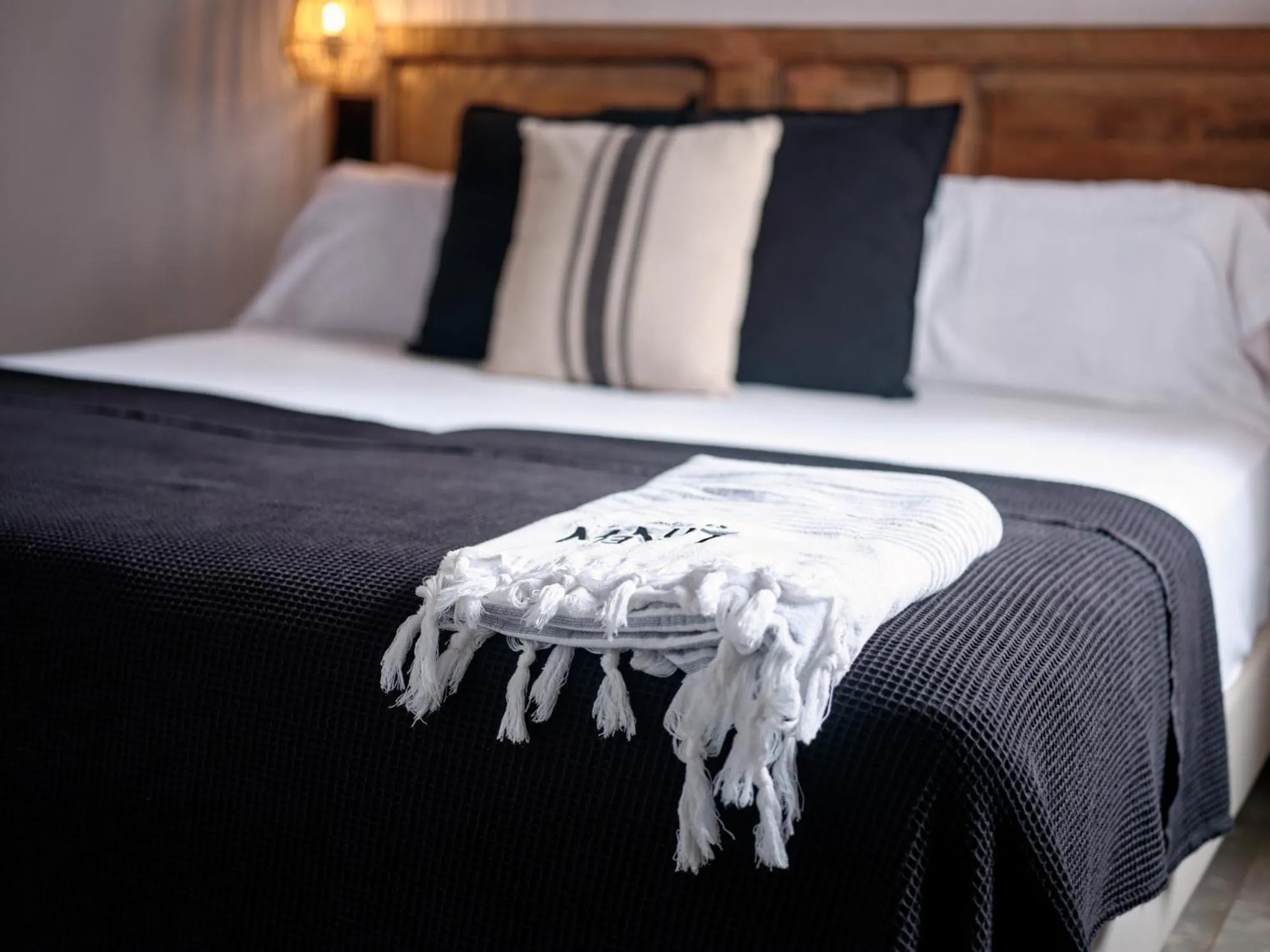 Decorative detail, Bed in Hostal Boutique Es Menut