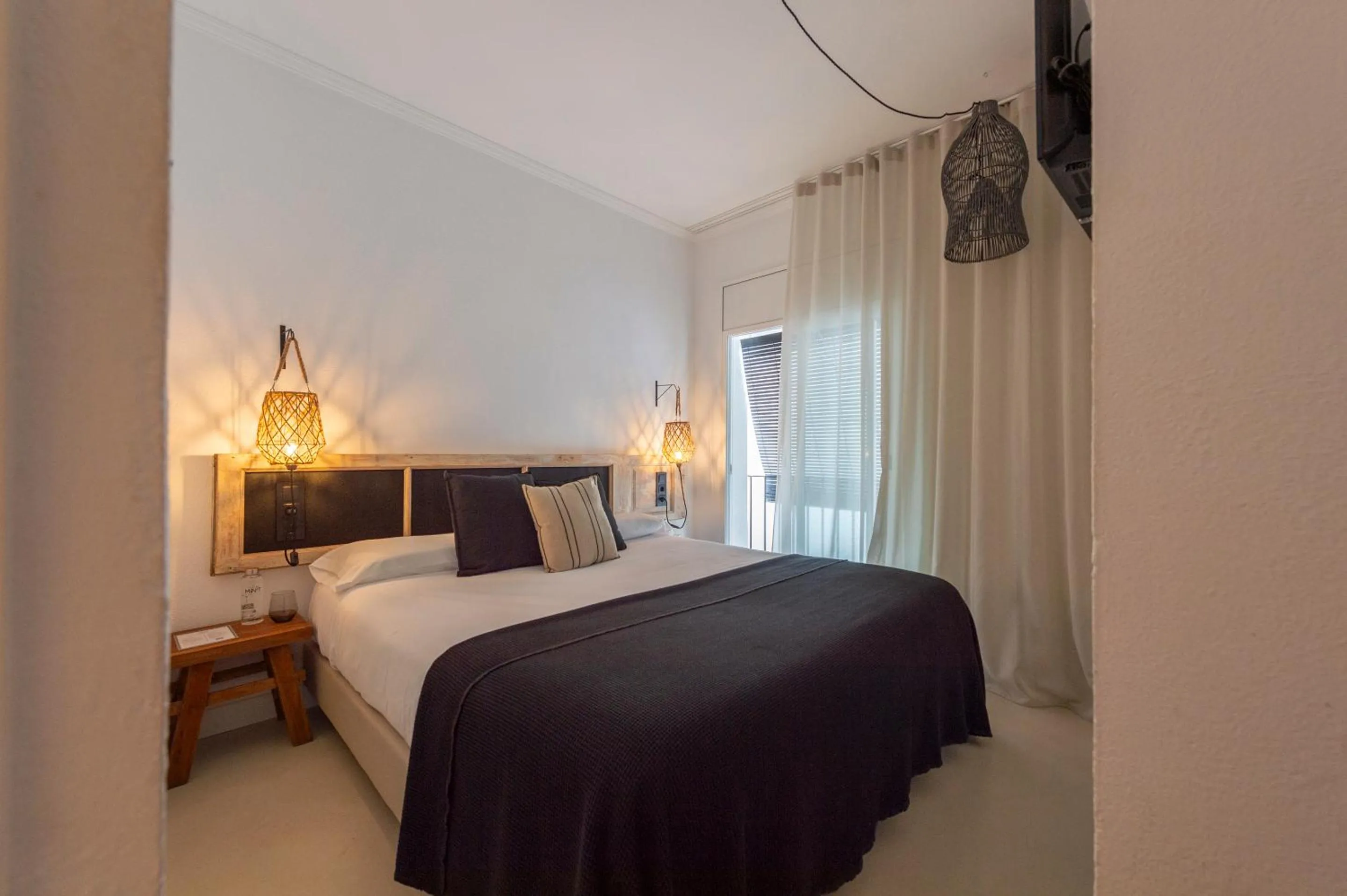 Bedroom, Bed in Hostal Boutique Es Menut