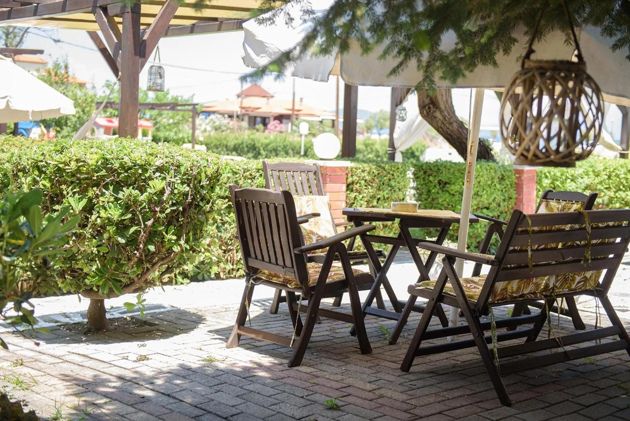 Patio in Hotel Papanikolaou