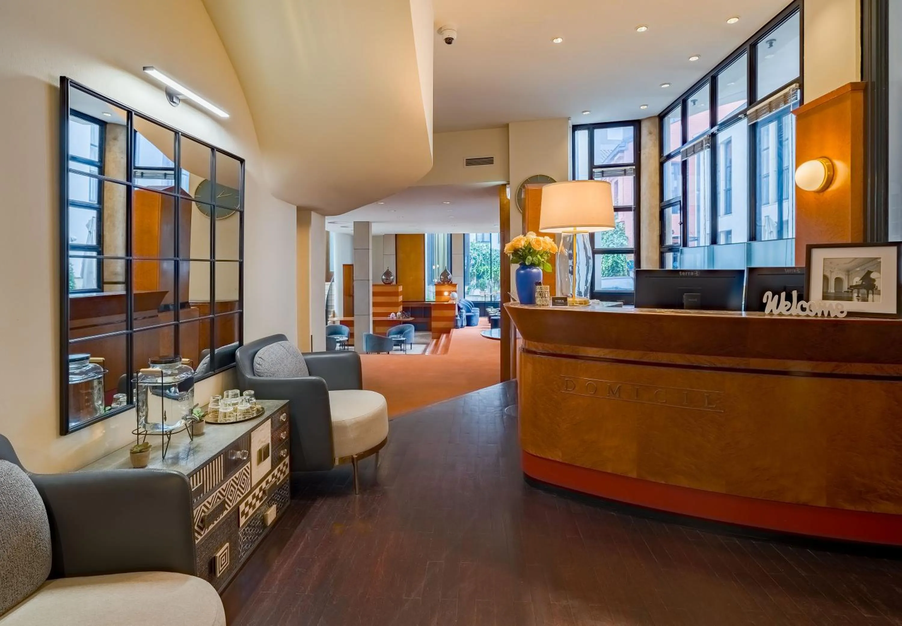 Lobby or reception in Domicil Hotel Bonn