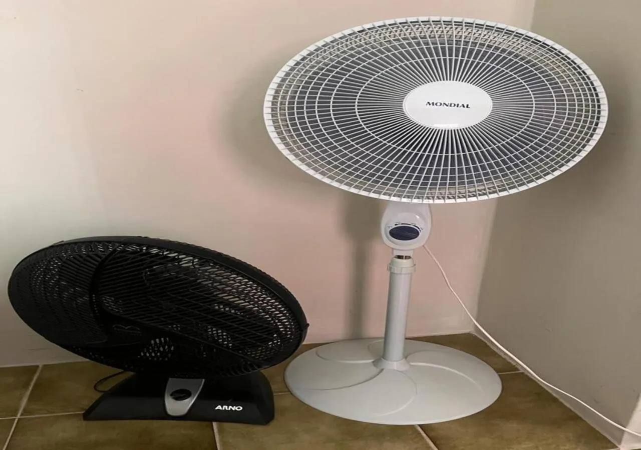 fireplace in Apartamento Vila Tupi Praia Grande