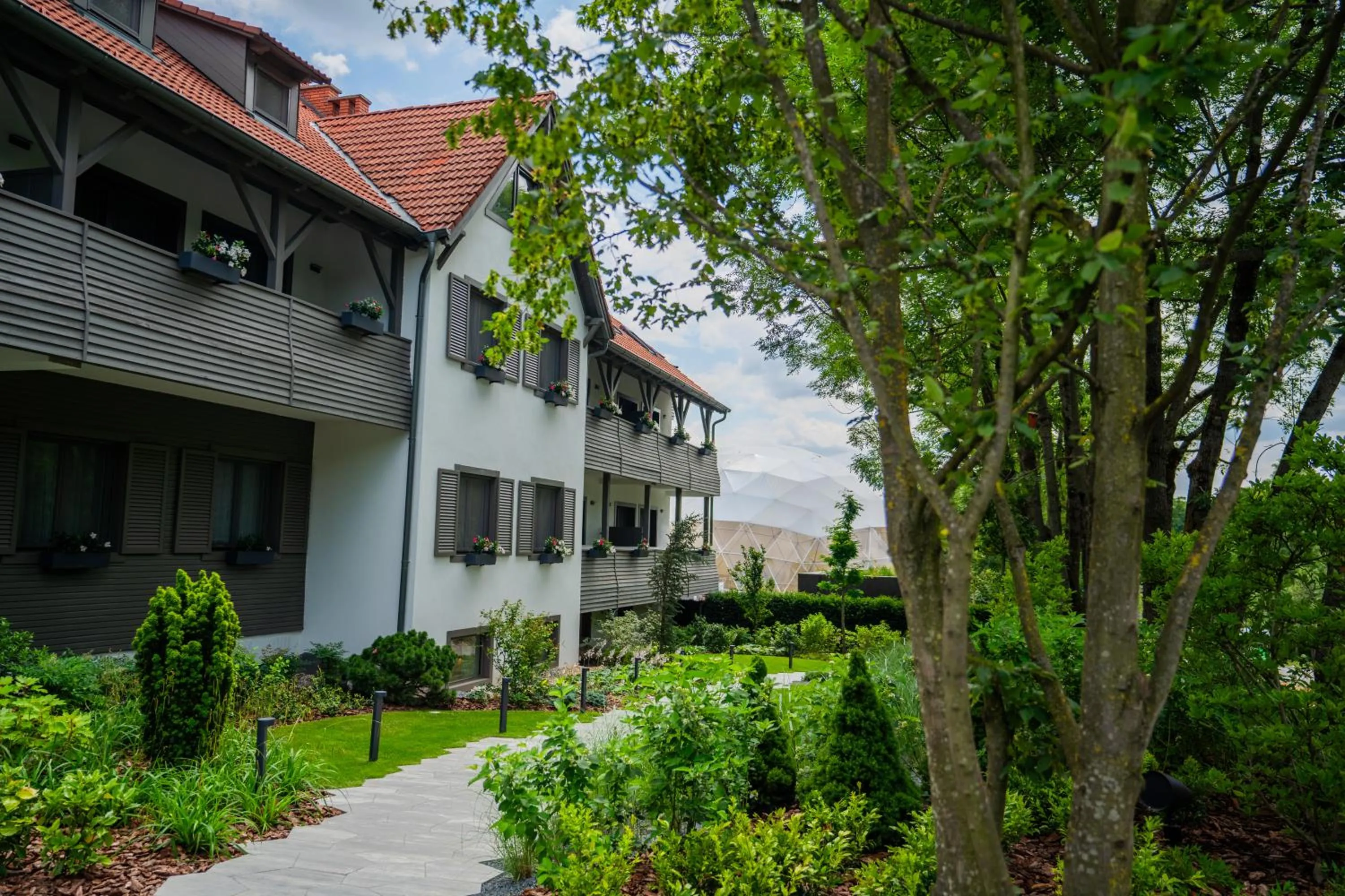 Property building in Normafa Hotel & Retreat