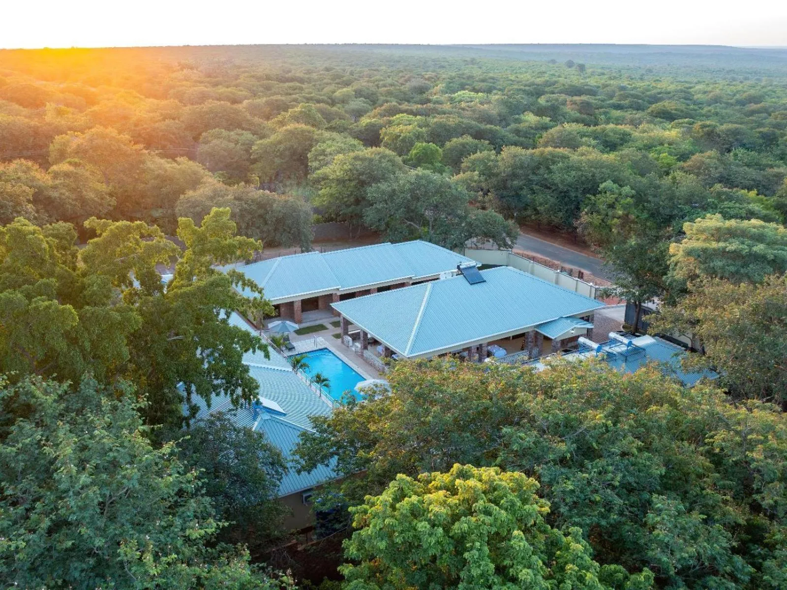 Bird's eye view in The Shrub Lodge