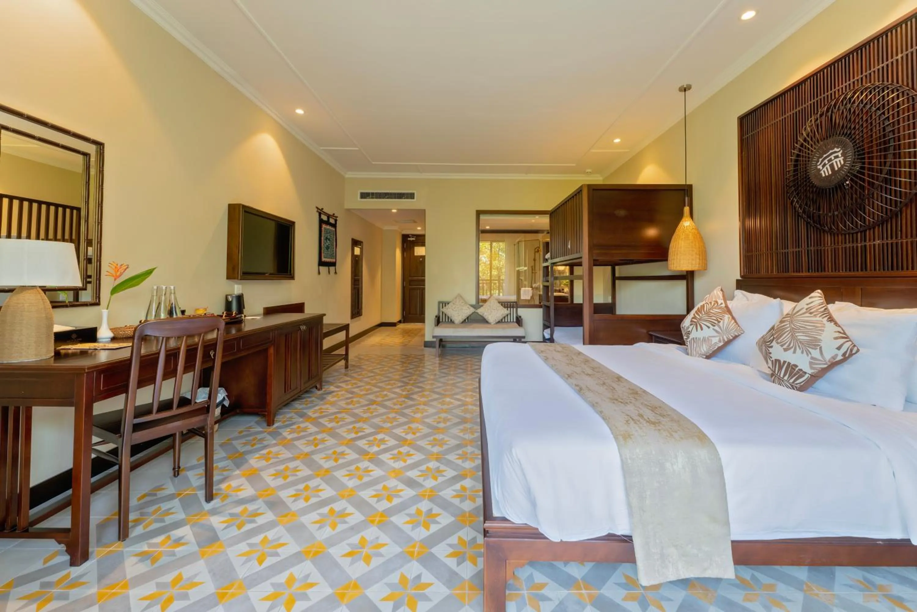 TV and multimedia, Bed in Ahoy Hoi An Boutique Resort & Spa