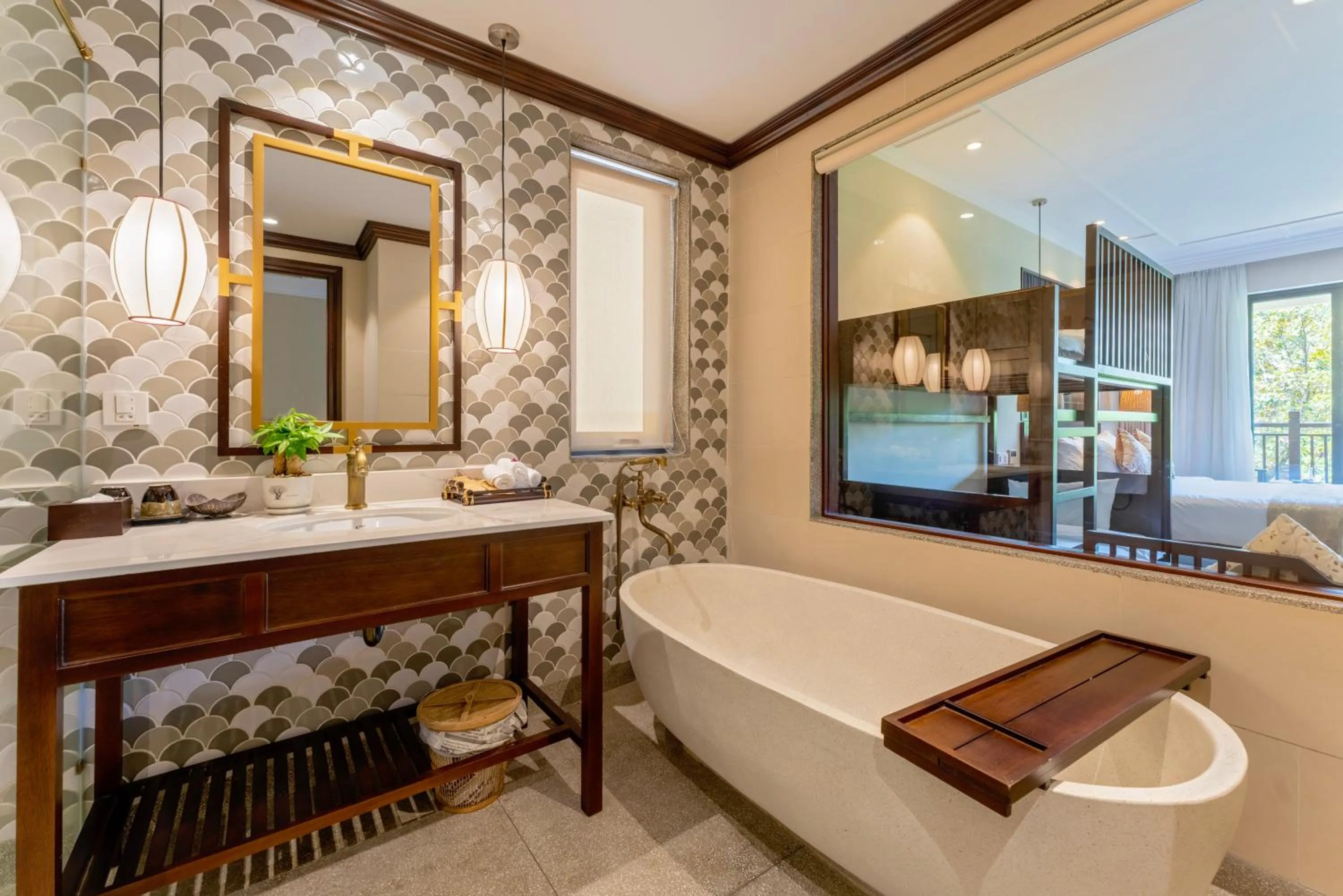 Bathroom in Ahoy Hoi An Boutique Resort & Spa