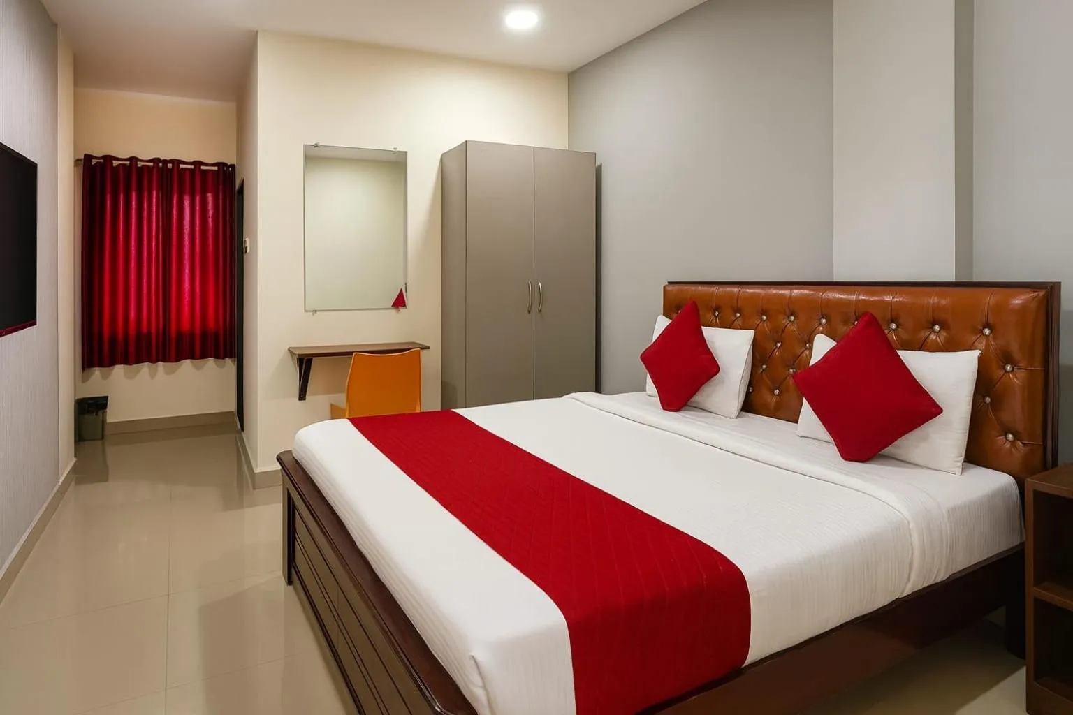 Bedroom, Bed in Hotel Prime Classic ,Airport Zone,Shamshabad