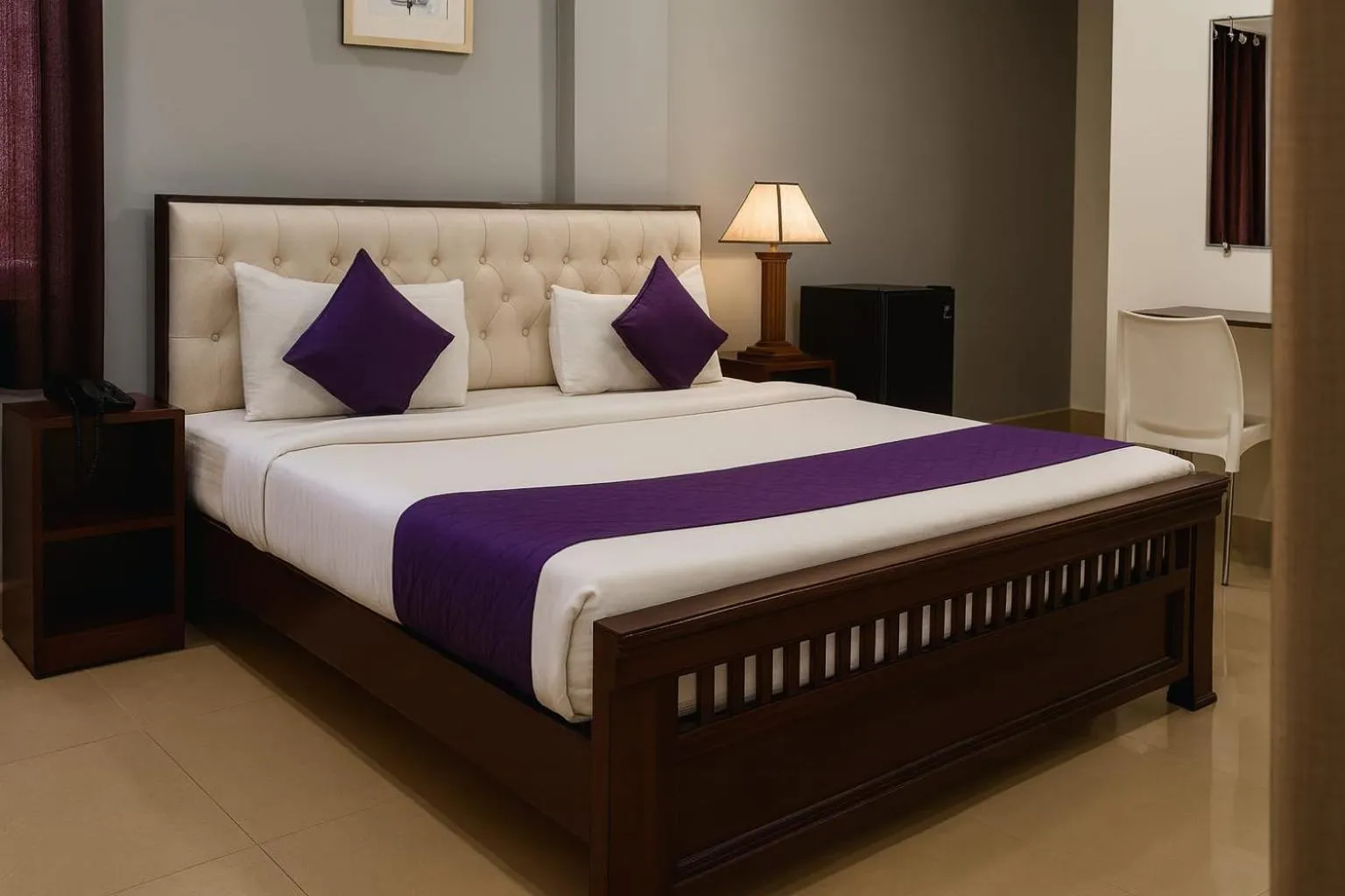 Bedroom, Bed in Hotel Prime Classic ,Airport Zone,Shamshabad