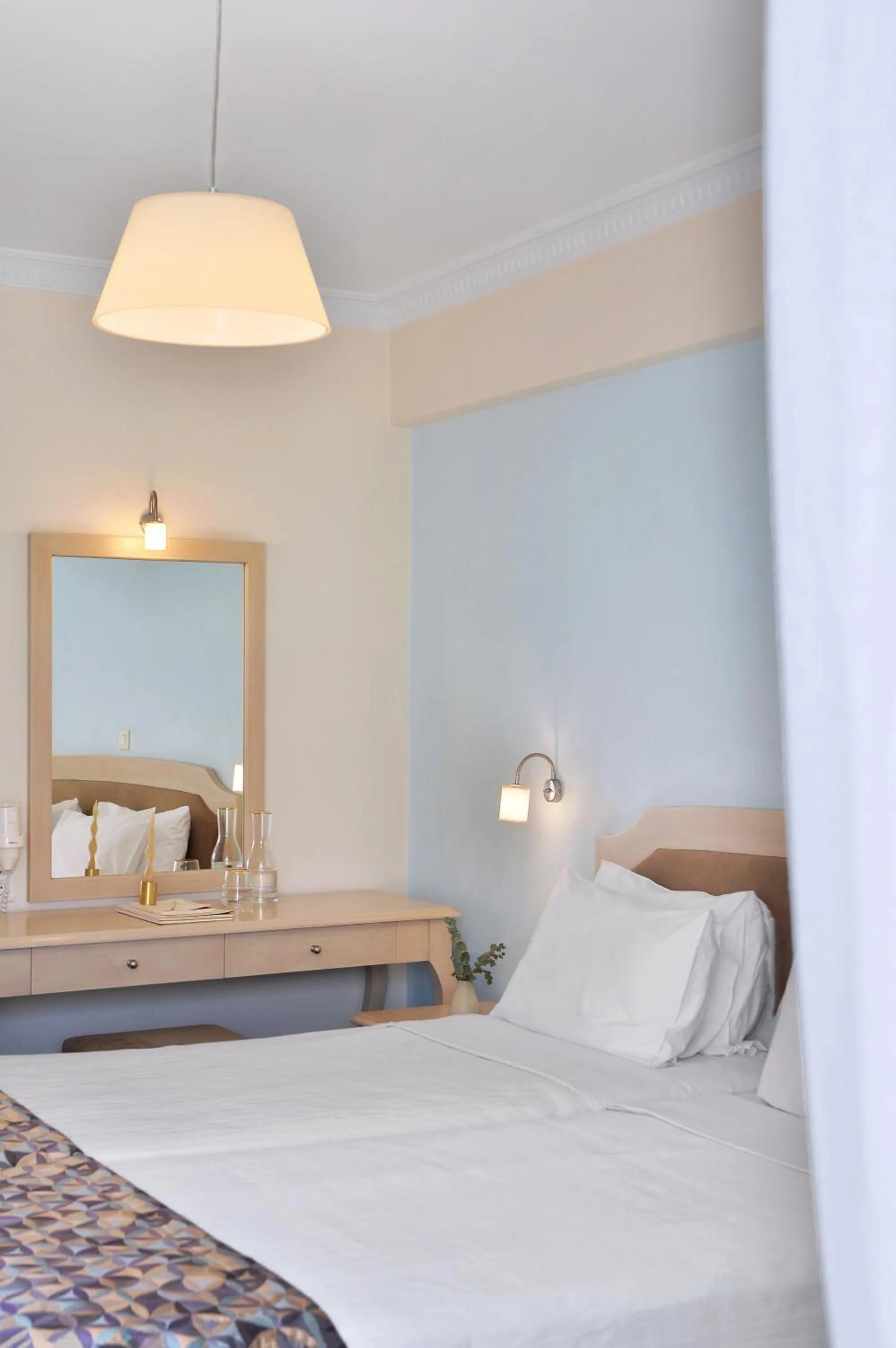 Bedroom, Bed in Airotel Parthenon