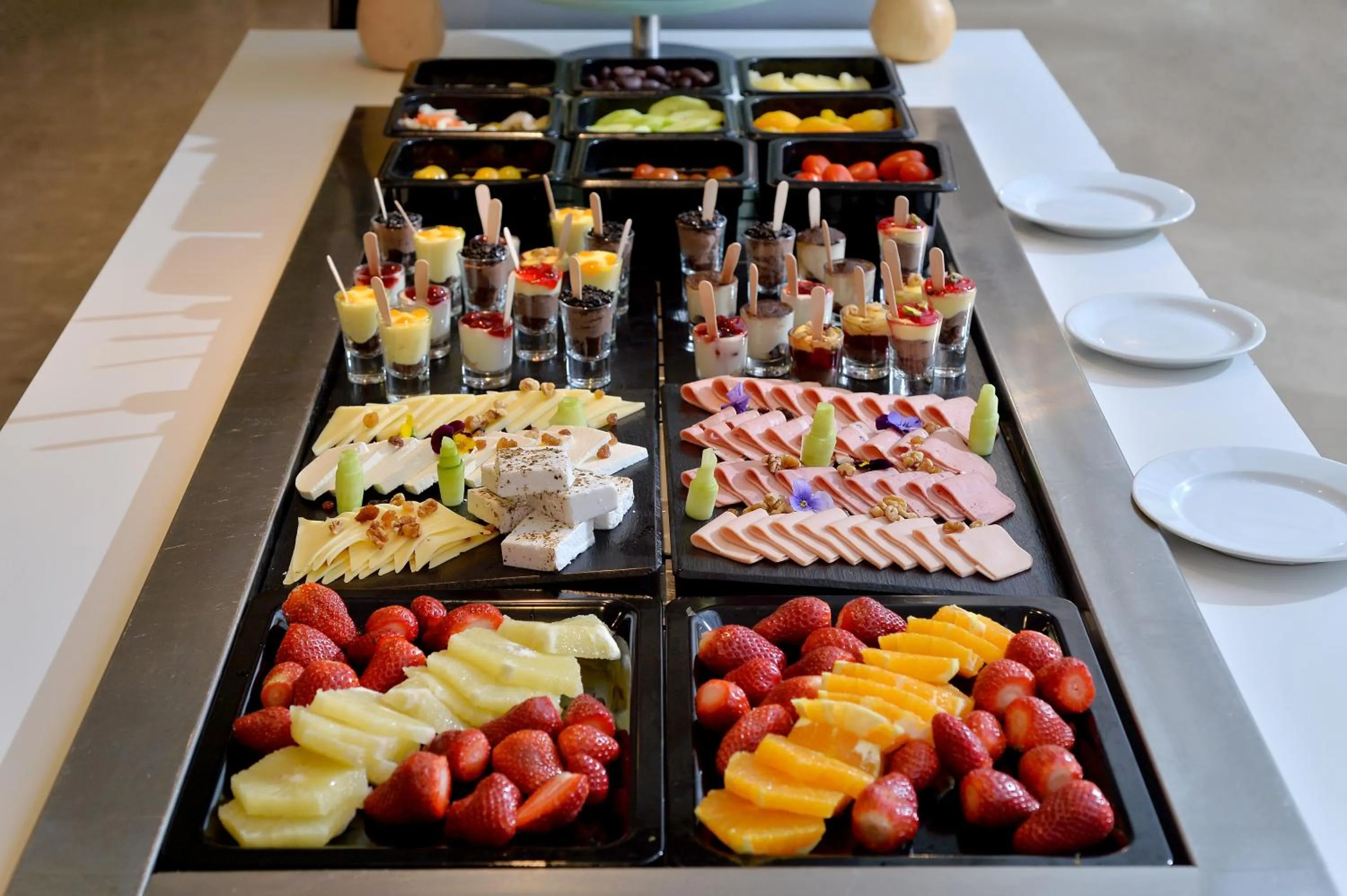 Buffet breakfast in Airotel Parthenon