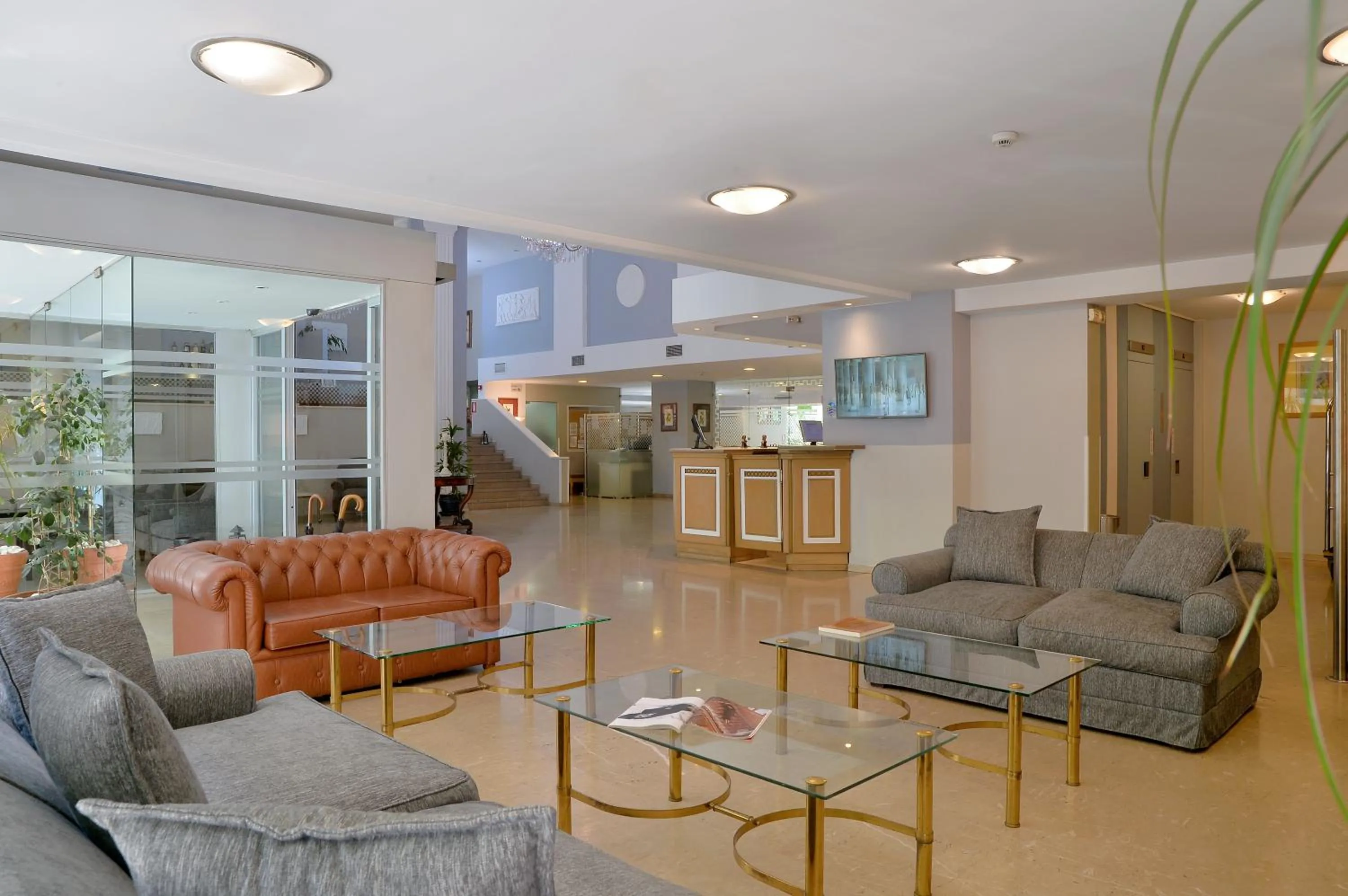 Lobby or reception in Airotel Parthenon