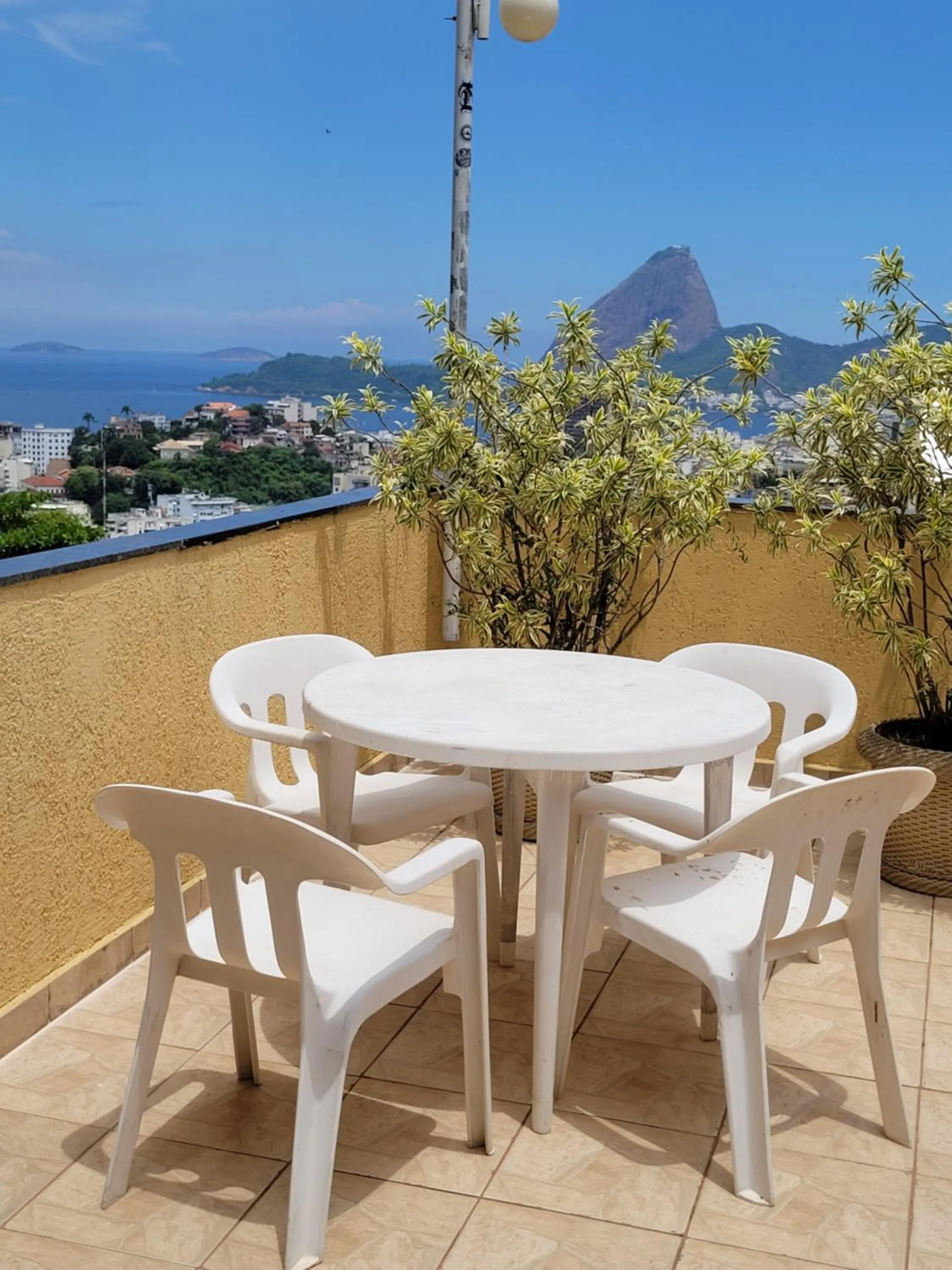 Balcony/Terrace in Santo Mirante Hostel
