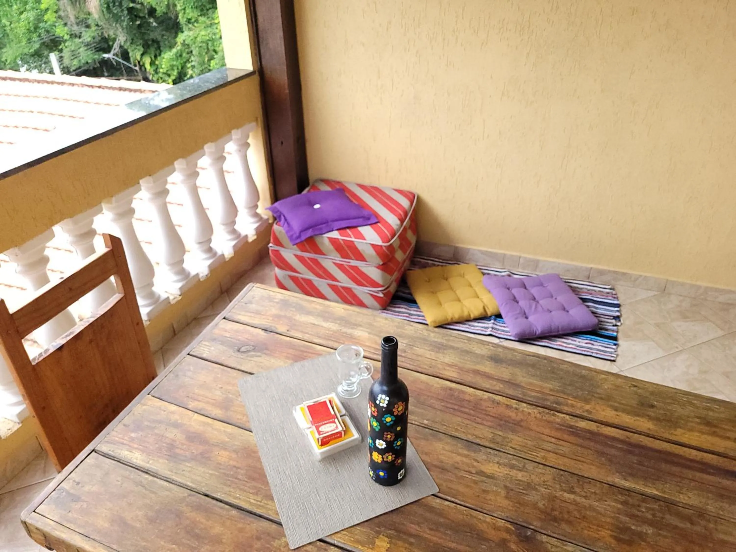 Kitchen or kitchenette in Santo Mirante Hostel