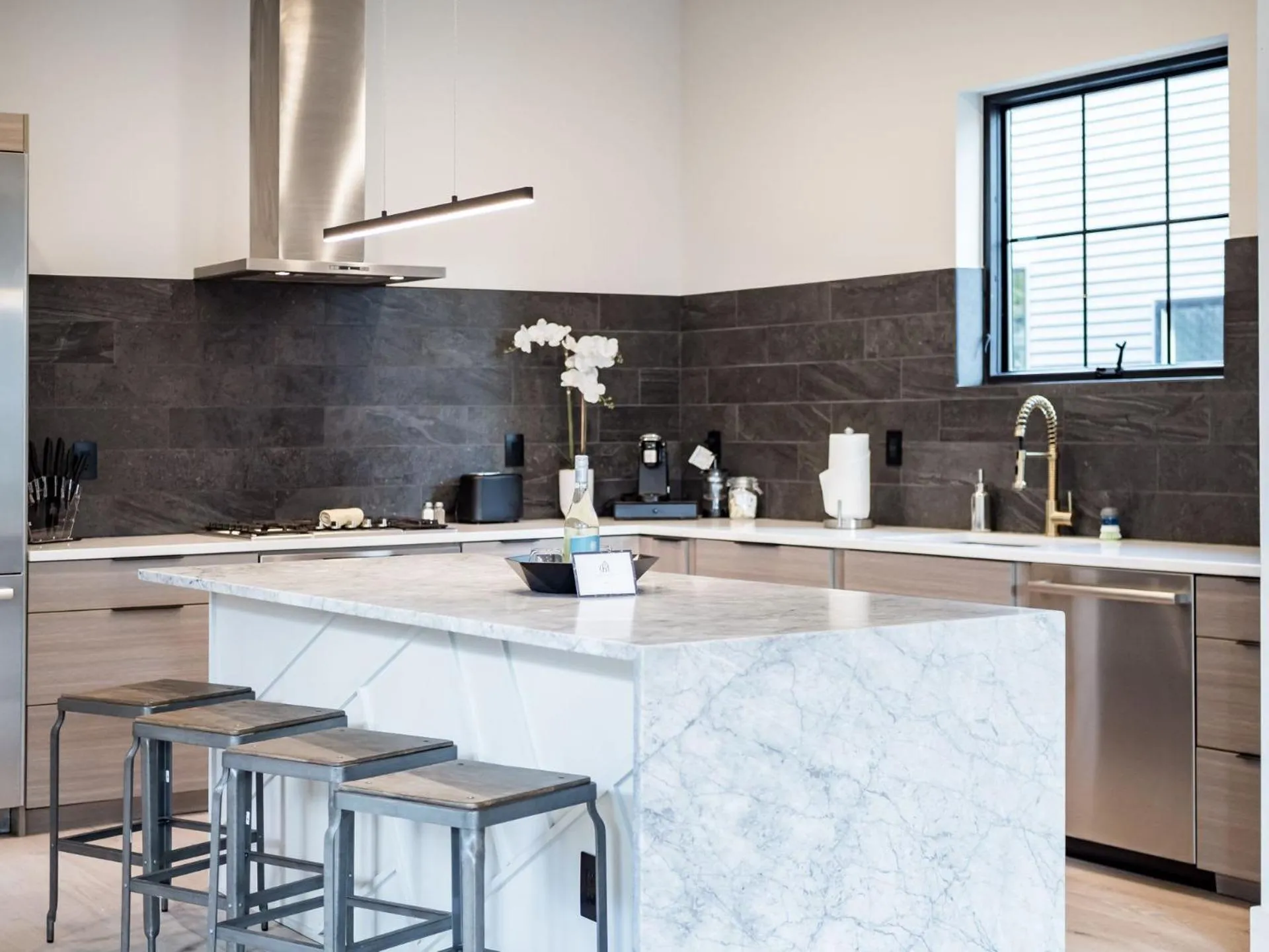 Kitchen or kitchenette in Historic German Village Industrial Masterpiece