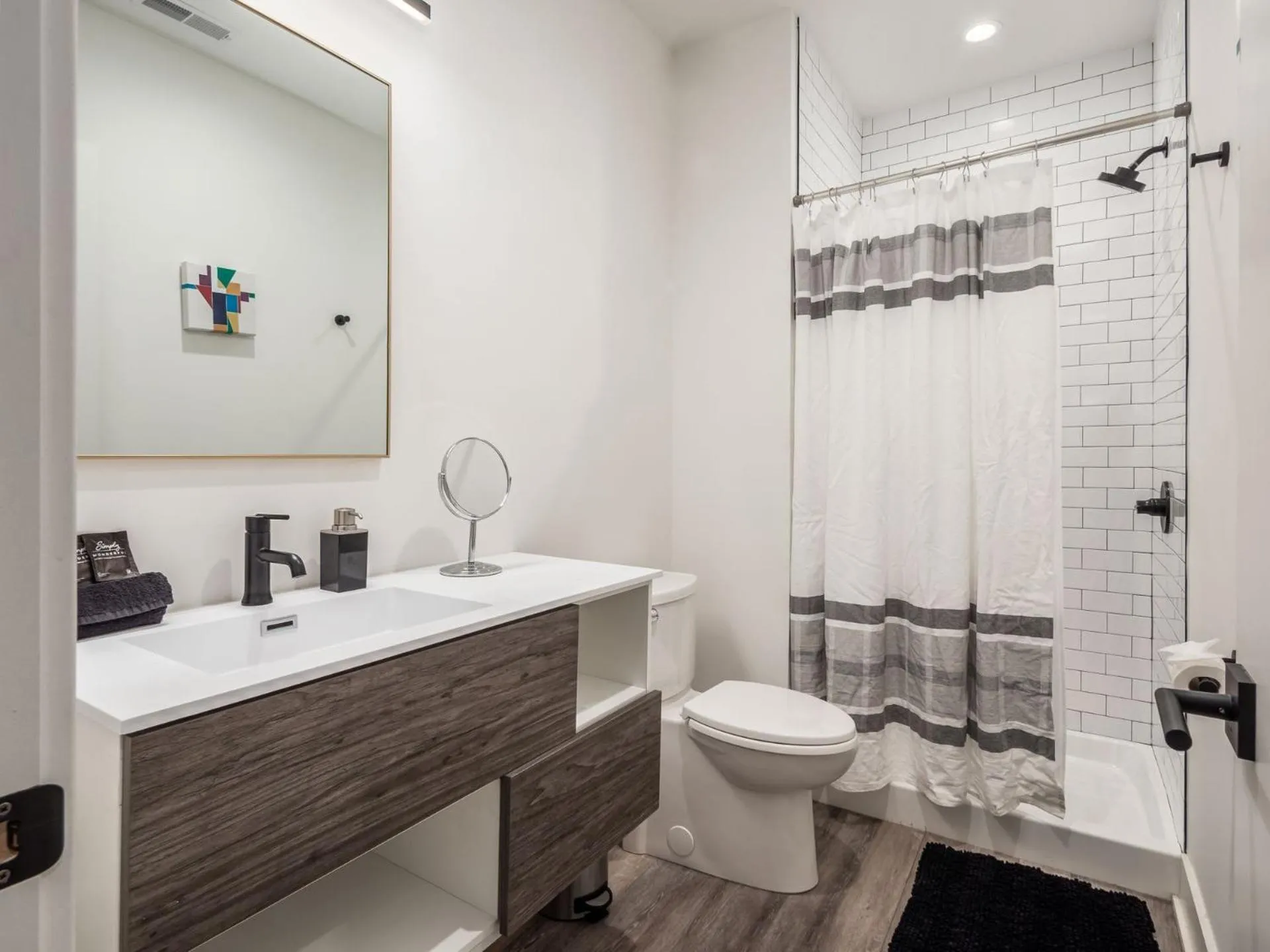 Shower in Historic German Village Industrial Masterpiece