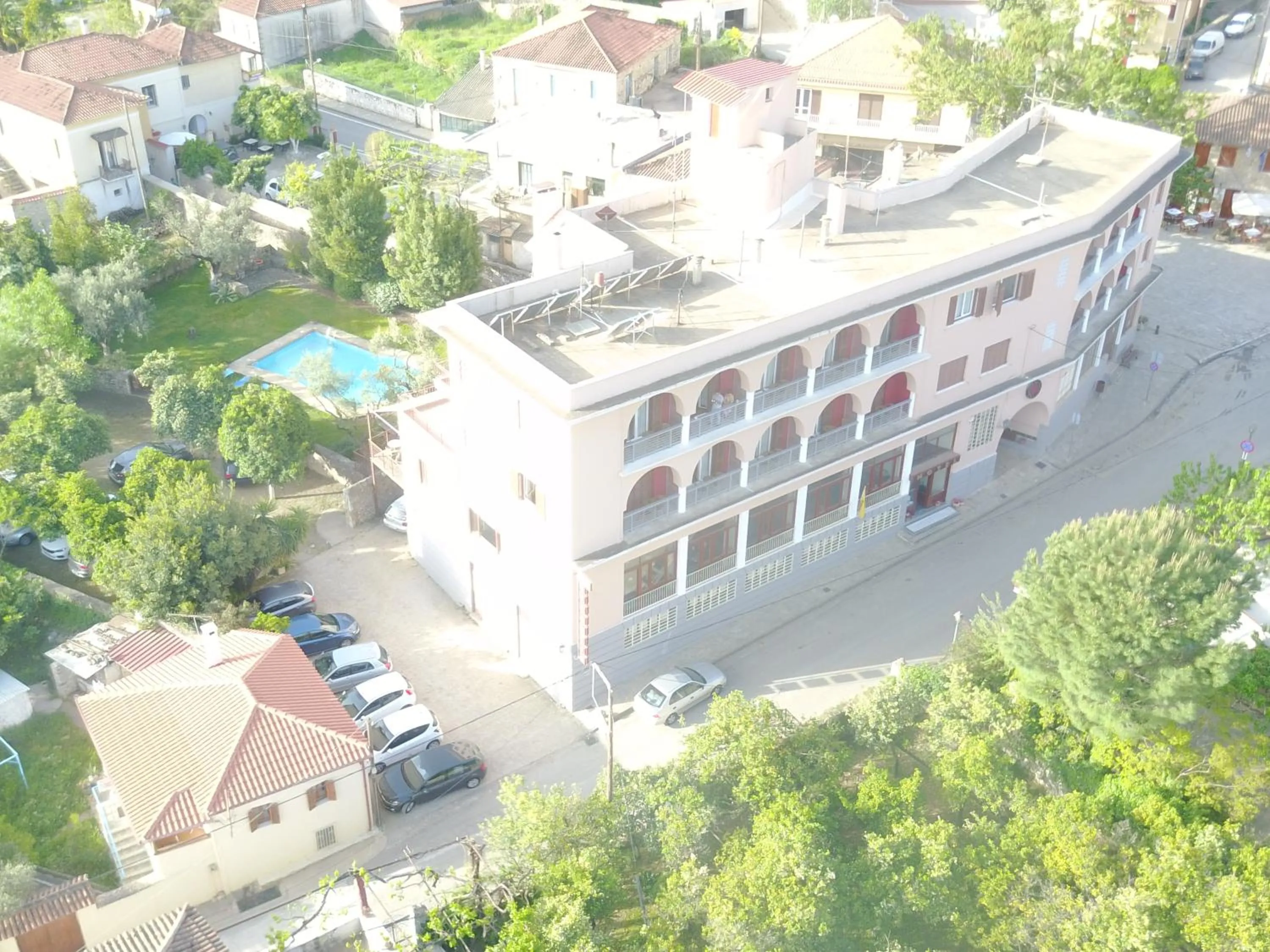 Bird's eye view in Byzantion Hotel
