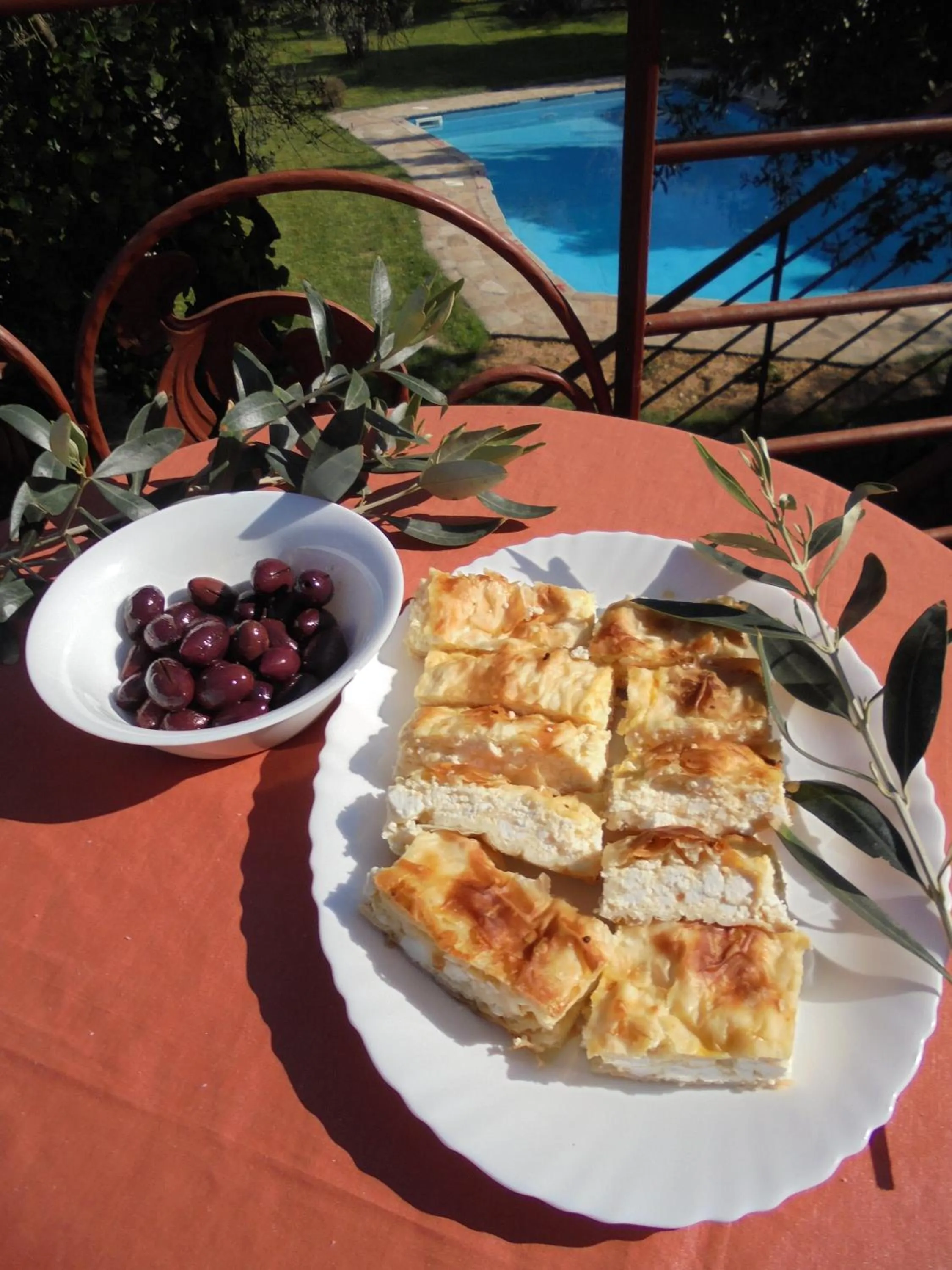Food close-up in Byzantion Hotel