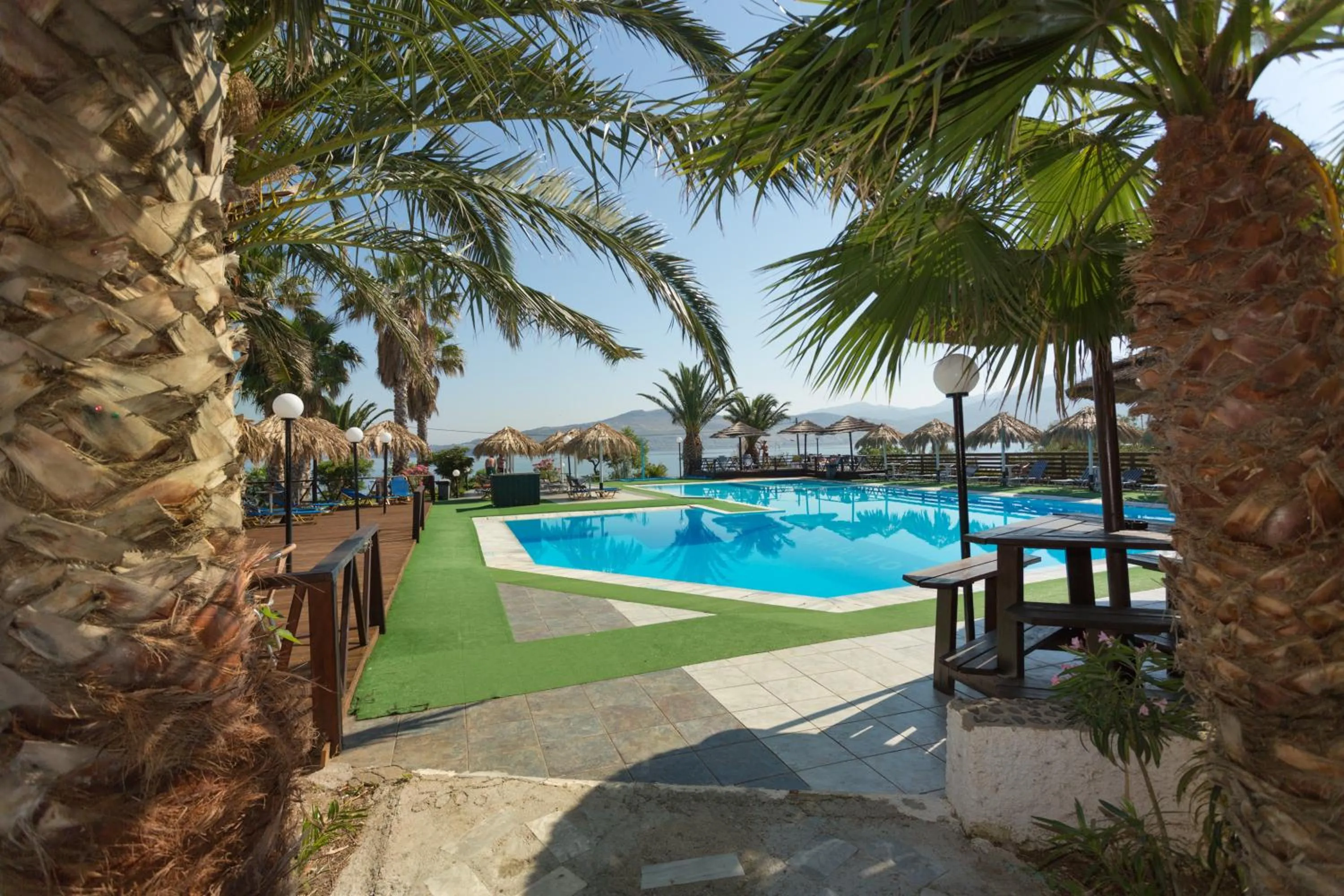 Pool view in Clara Resort