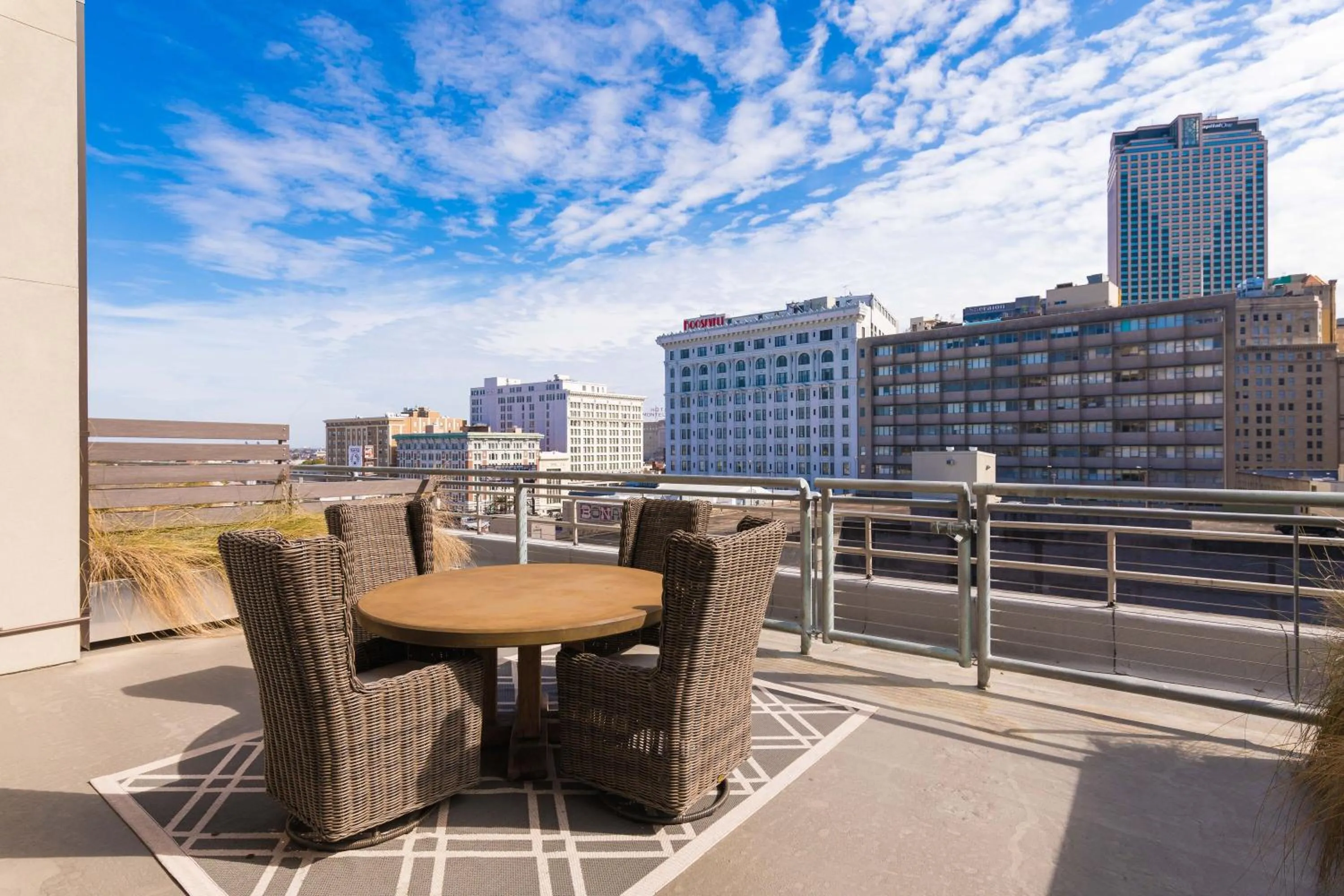 Balcony/Terrace in Spacious Modern Condo near French Quarter