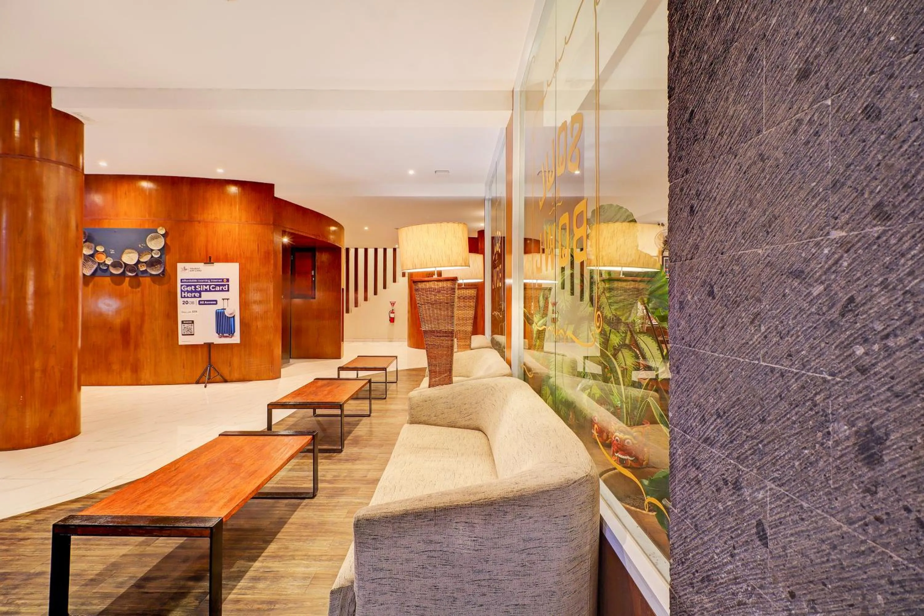 Seating area in Palette Signature Hotel