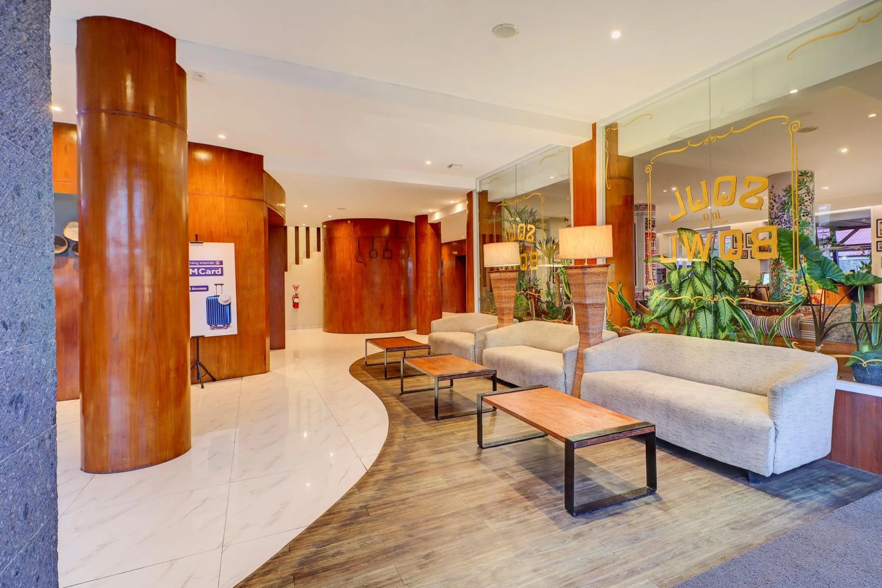 Seating area in Palette Signature Hotel