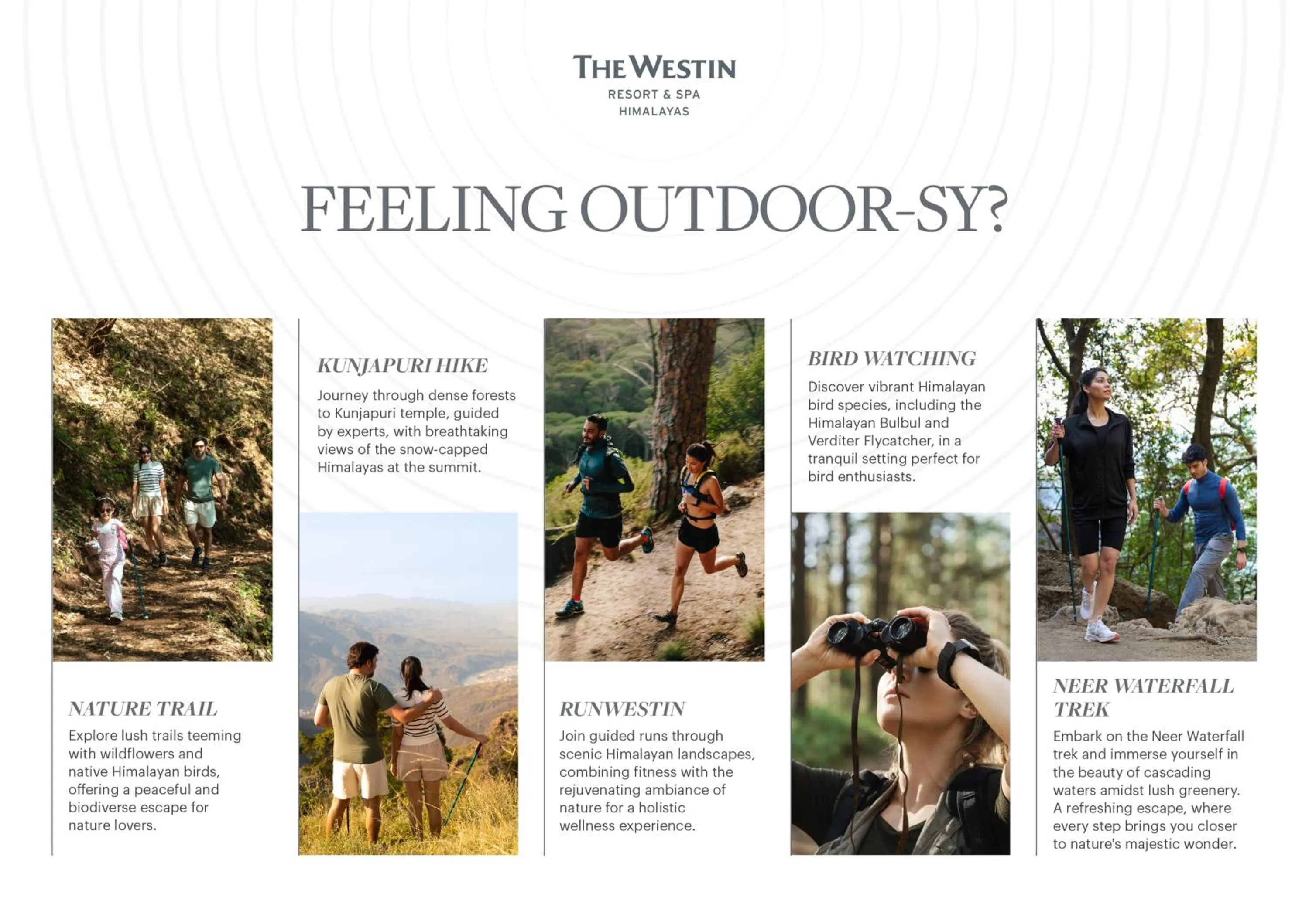 Natural landscape in The Westin Resort & Spa Himalayas