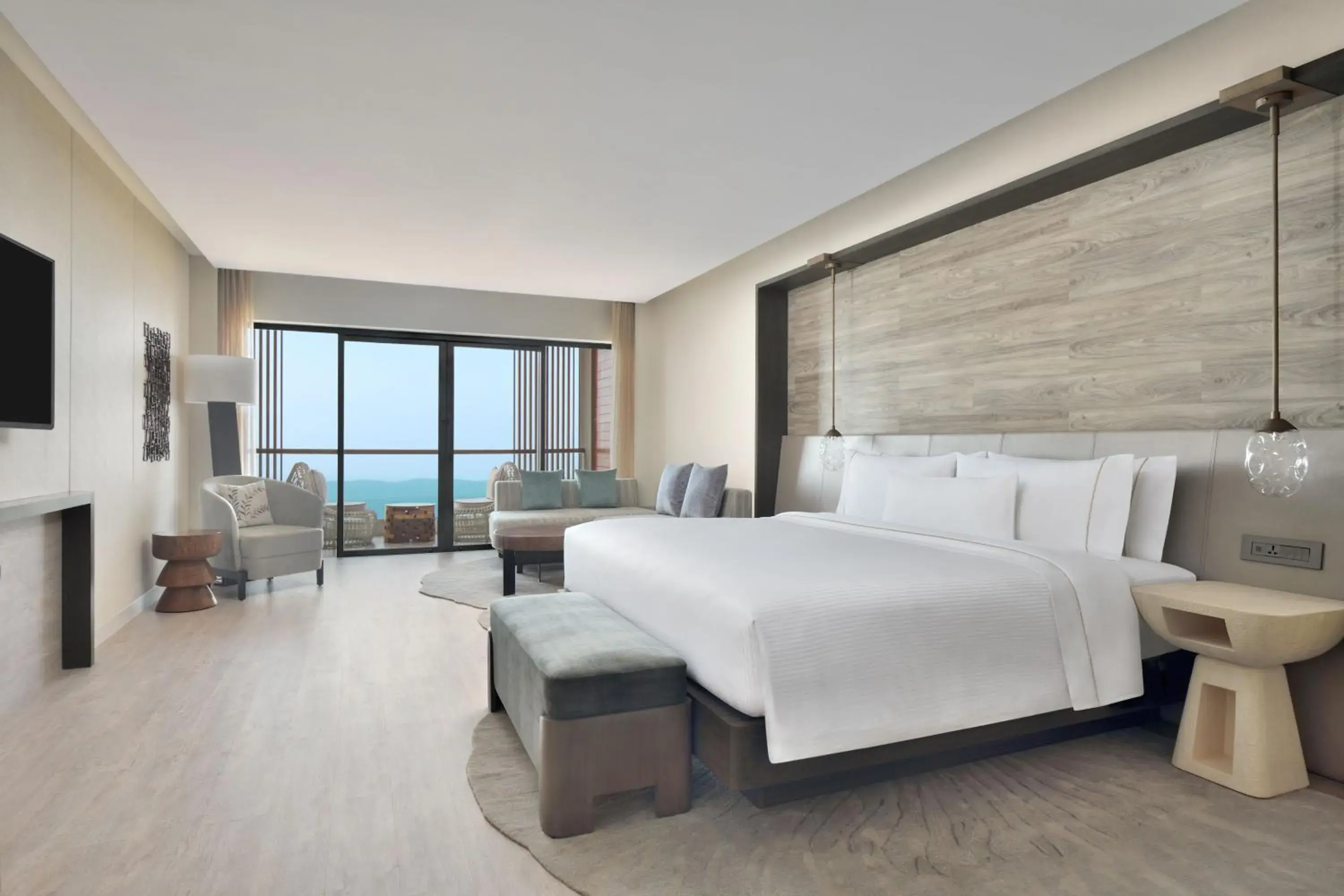 Deluxe King Room with Balcony and Skyline View in The Westin Resort & Spa Himalayas Deluxe King Room with Balcony and Skyline View in The Westin Resort & Spa Himalayas