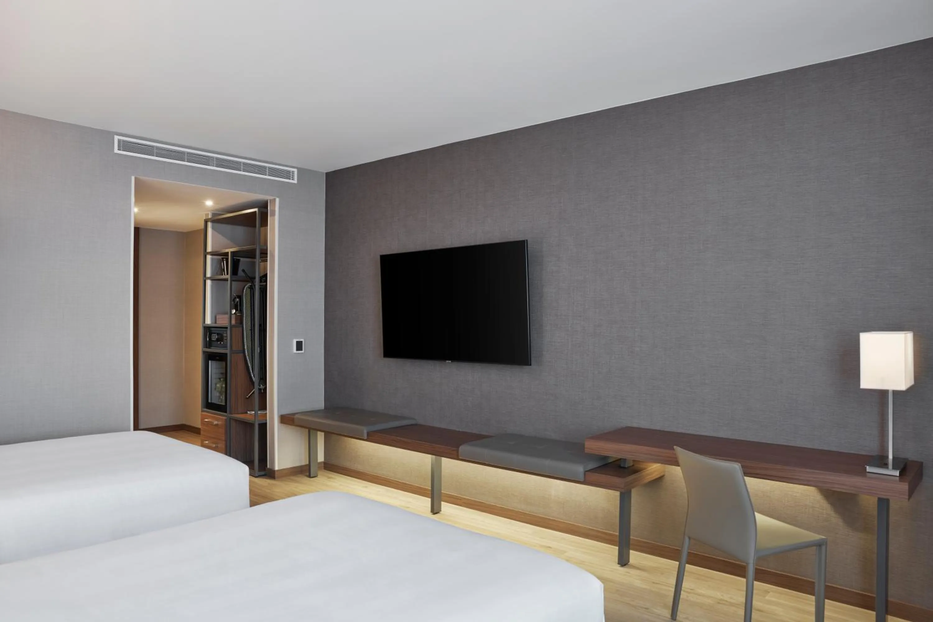 Bed in AC Hotel by Marriott Saltillo