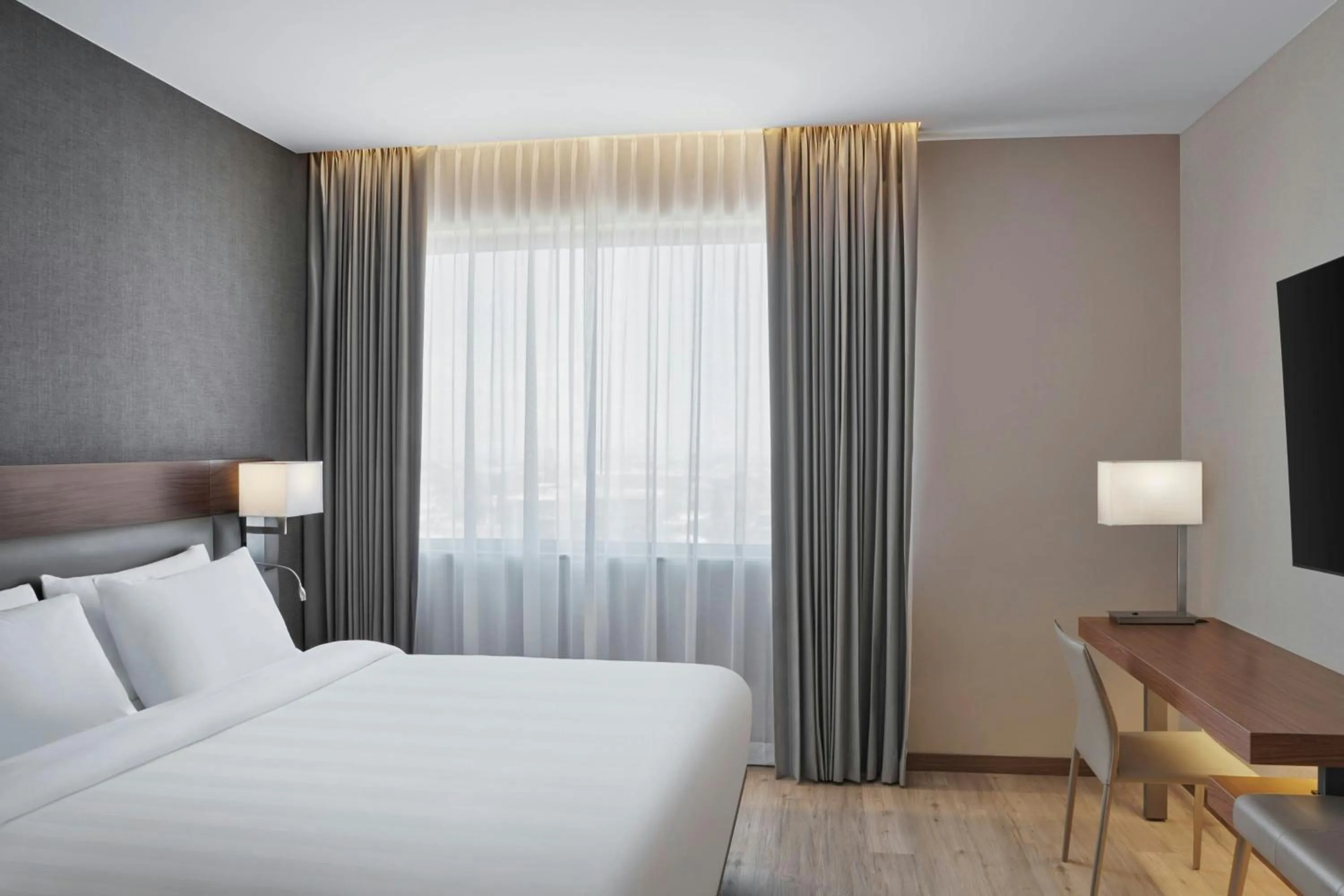 Photo of the whole room, Bed in AC Hotel by Marriott Saltillo