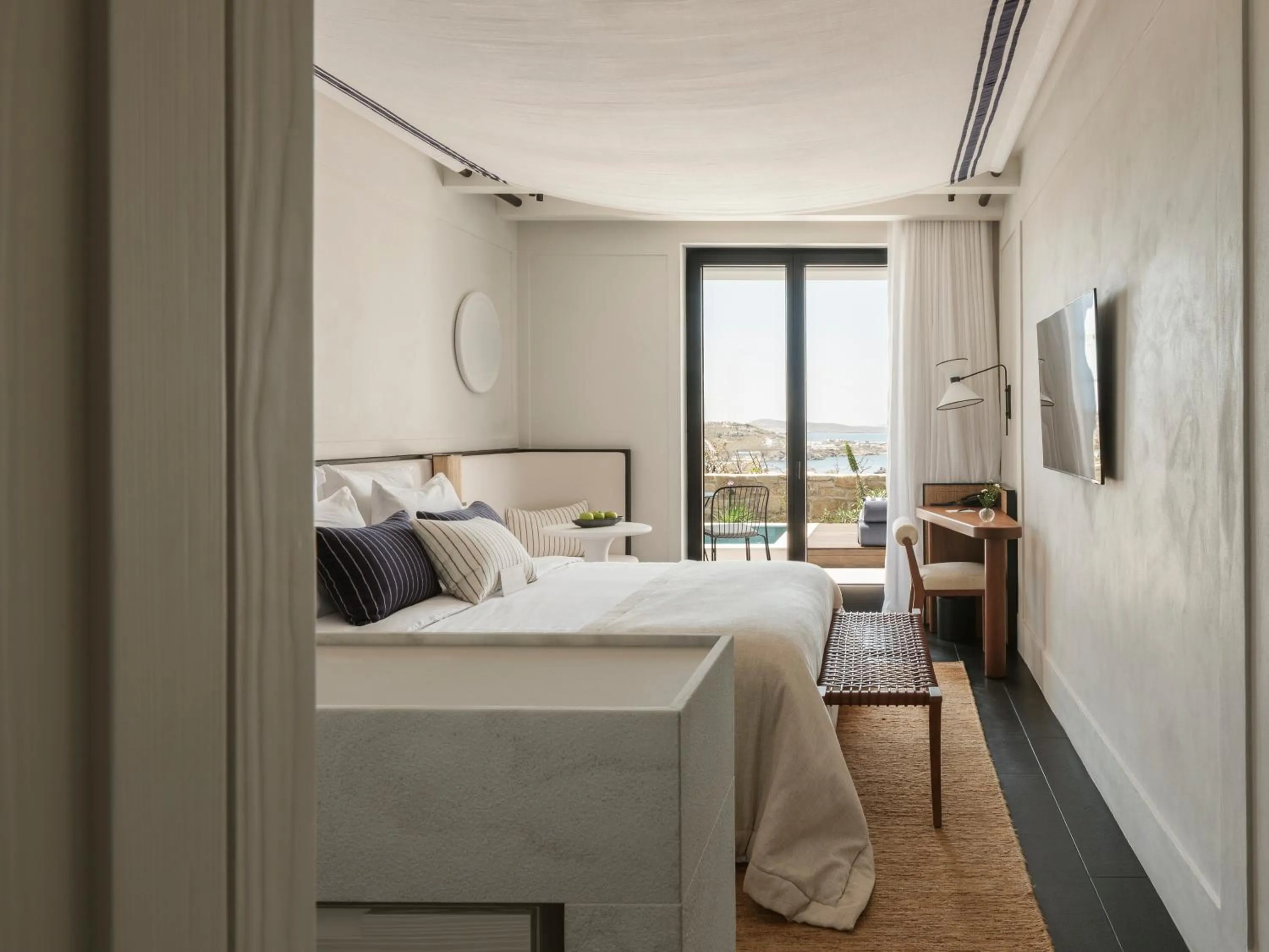 Bathroom, Bed in Anandes Hotel