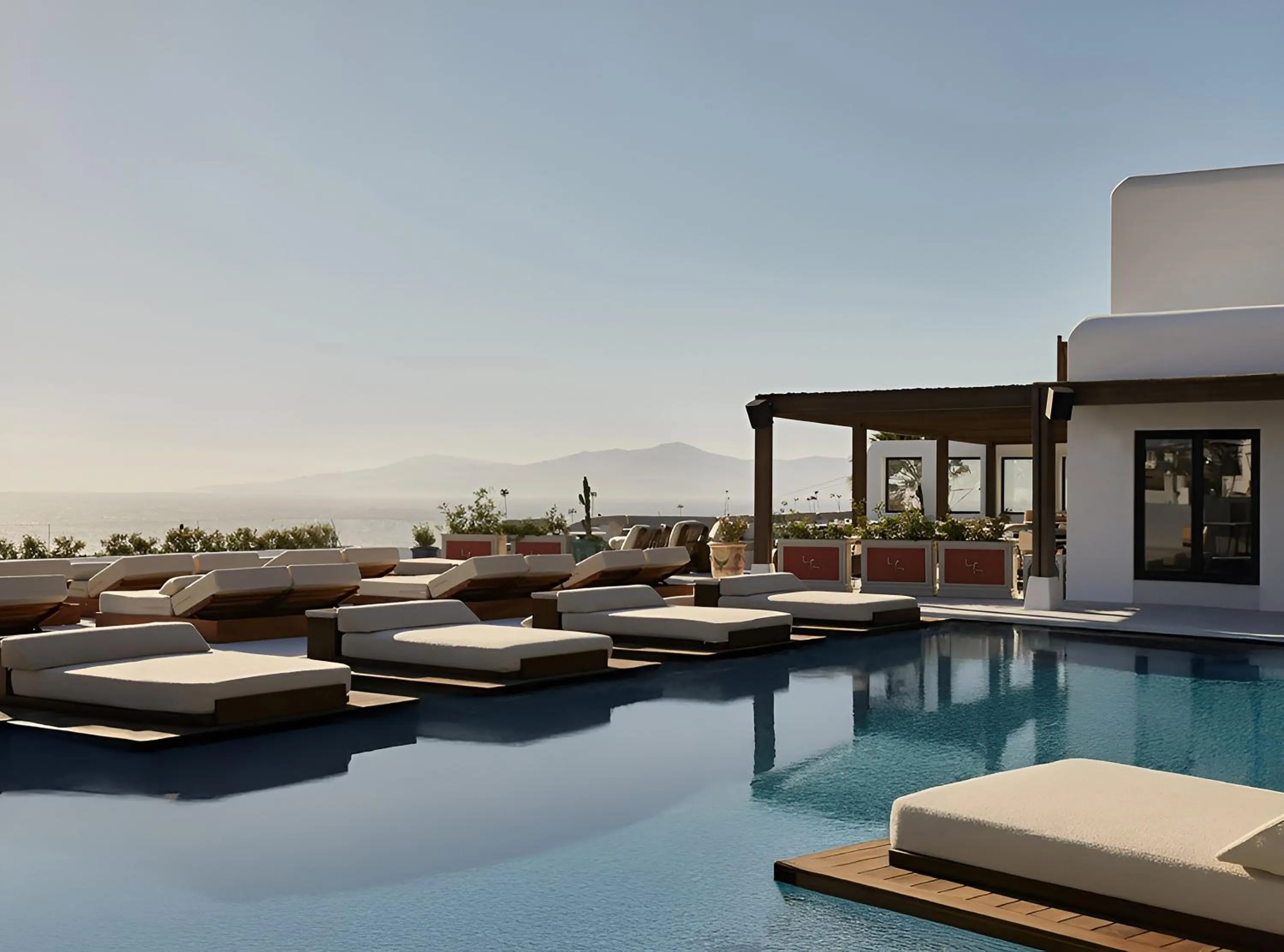 Swimming pool in Anandes Hotel