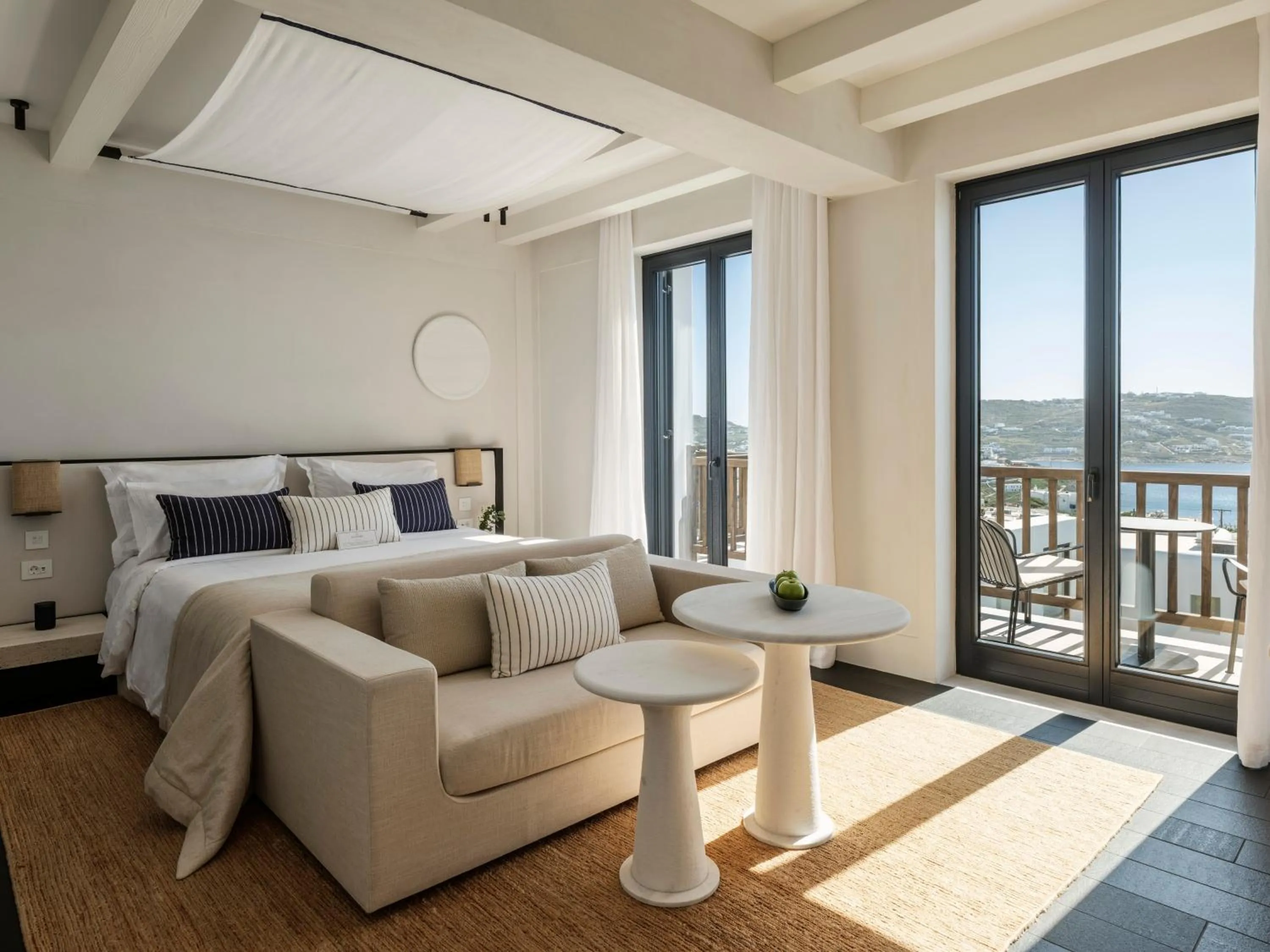 View (from property/room), Bed in Anandes Hotel