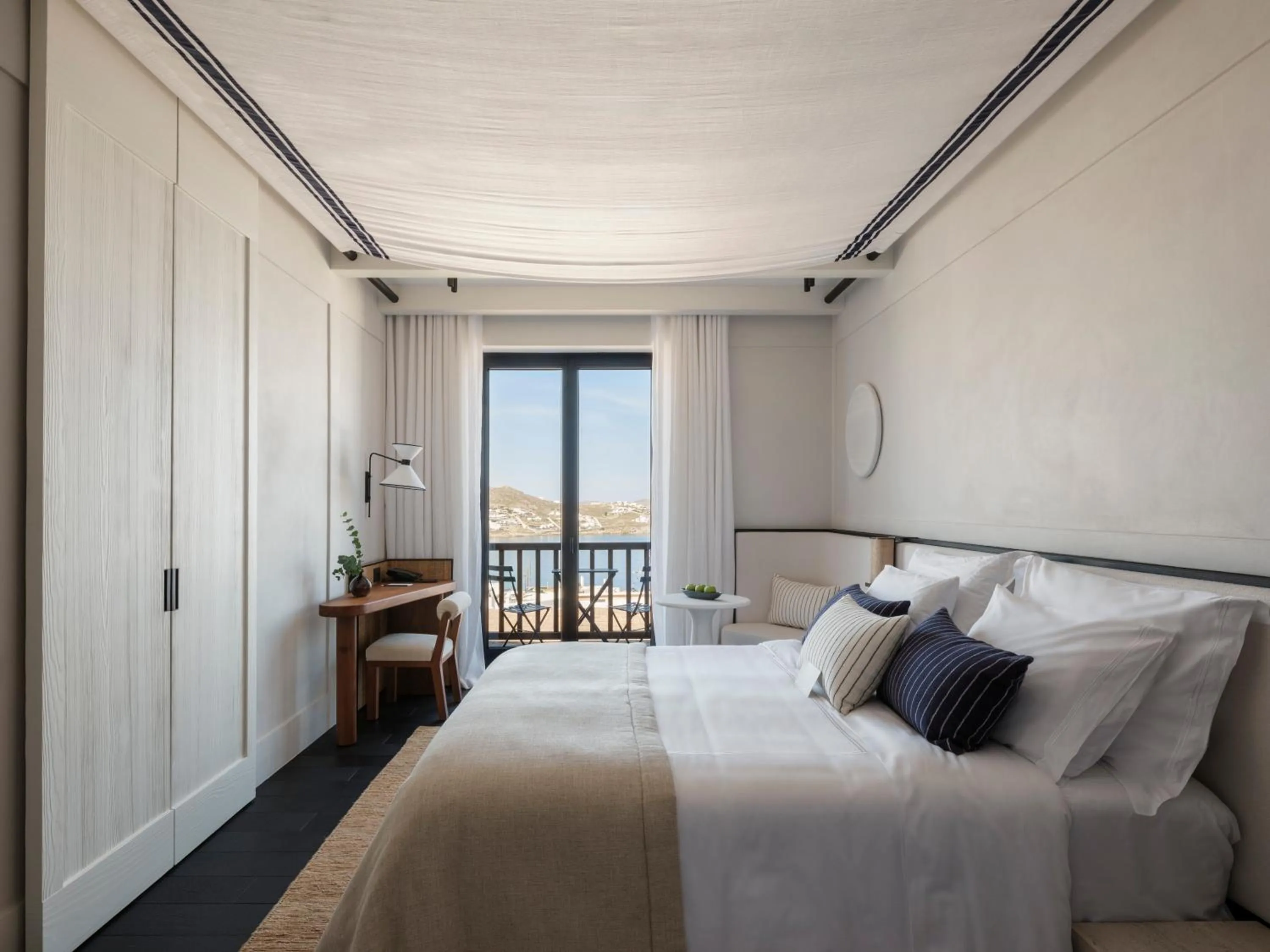 View (from property/room), Bed in Anandes Hotel