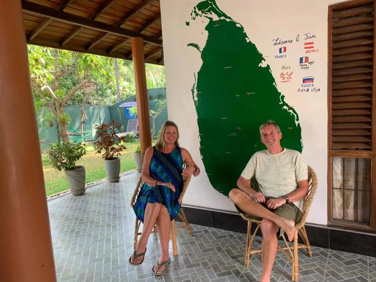 Guests in Serendip Villa Holiday Home Talalla Sri Lanka